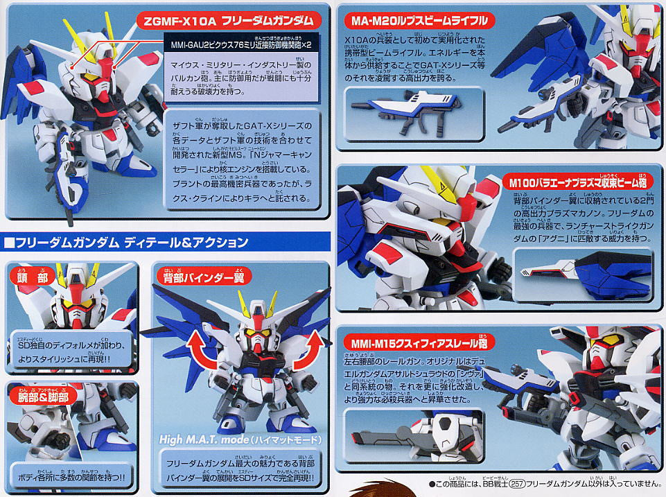 BB257 Freedom Gumdam