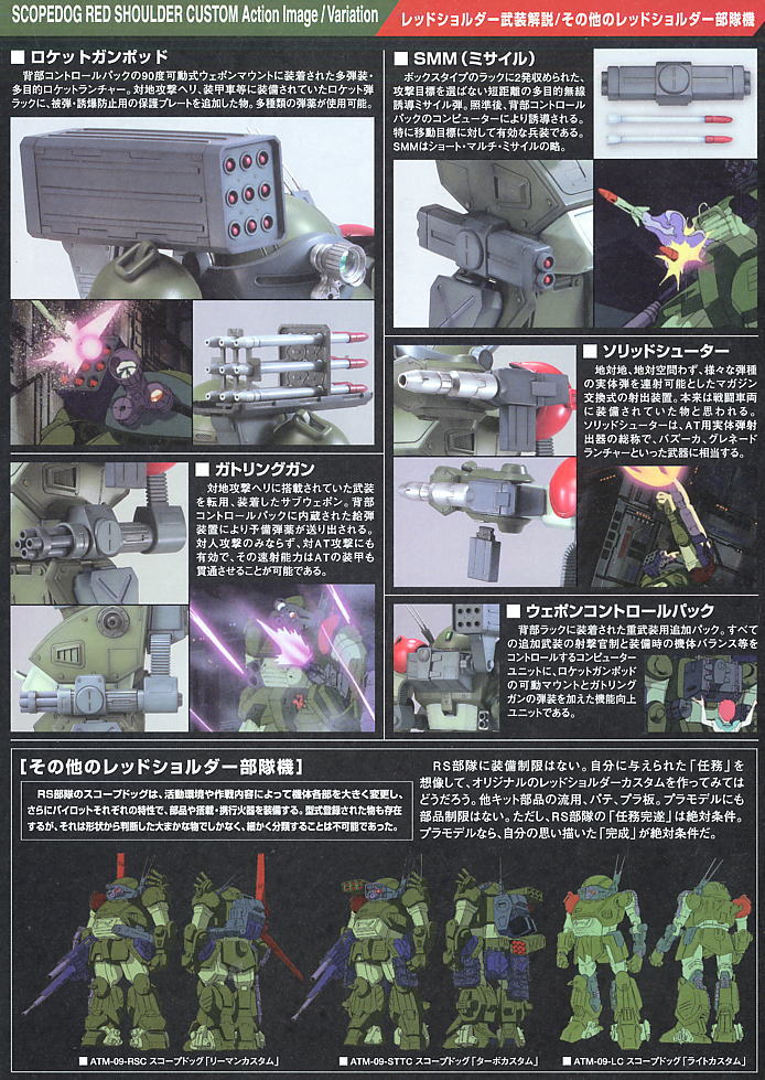 1/20 ATM-09-ST Scope Dog Red Shoulder Custom
