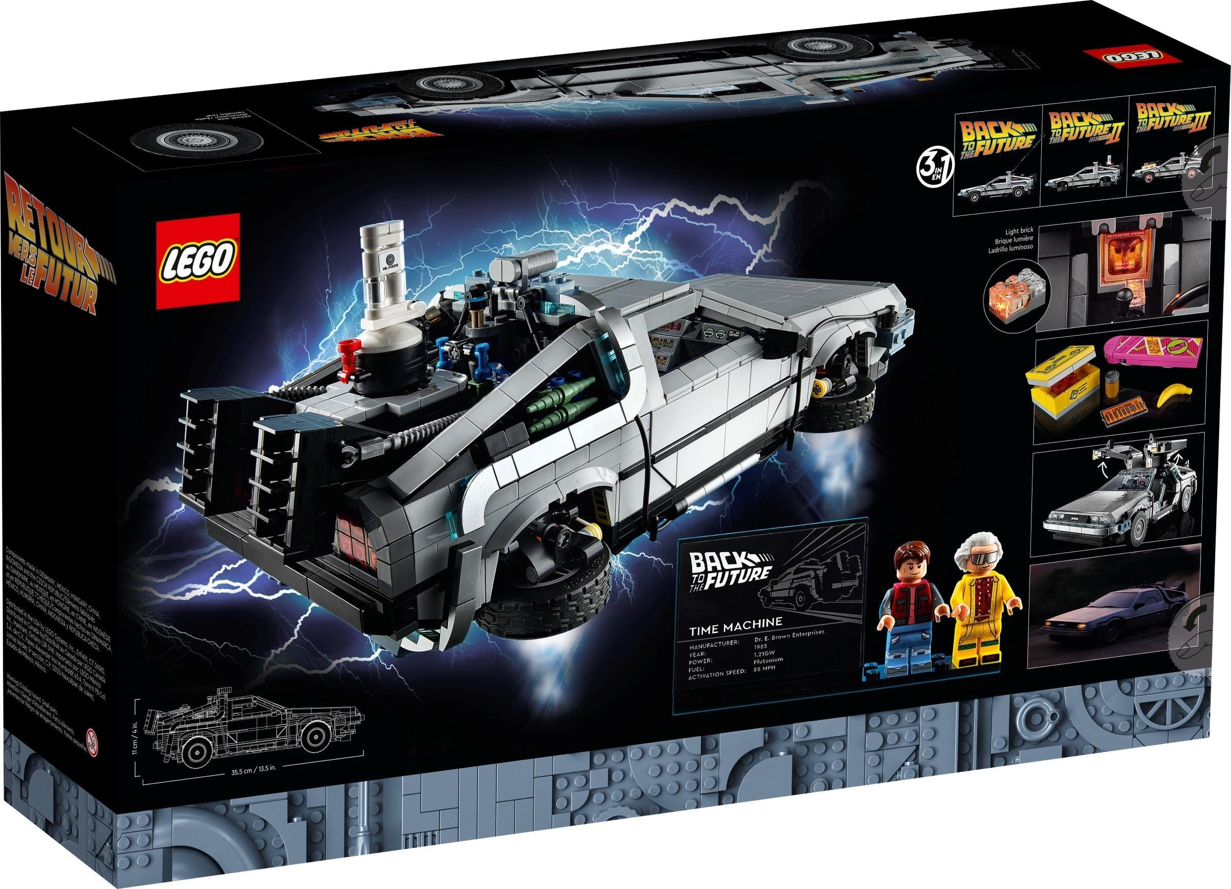LEGO 10300 Back to the Future Time Machine