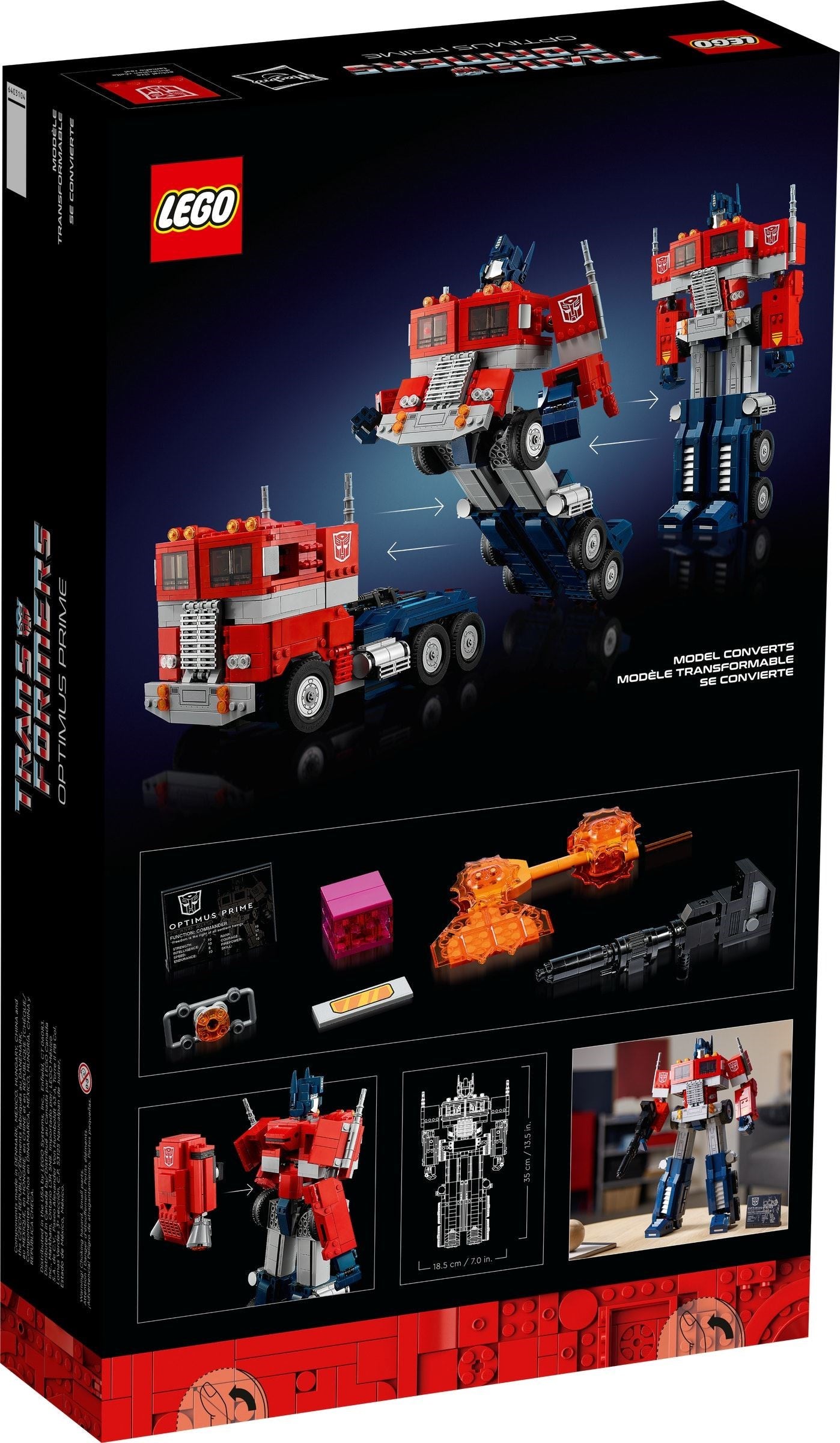 LEGO 10302 Optimus Prime