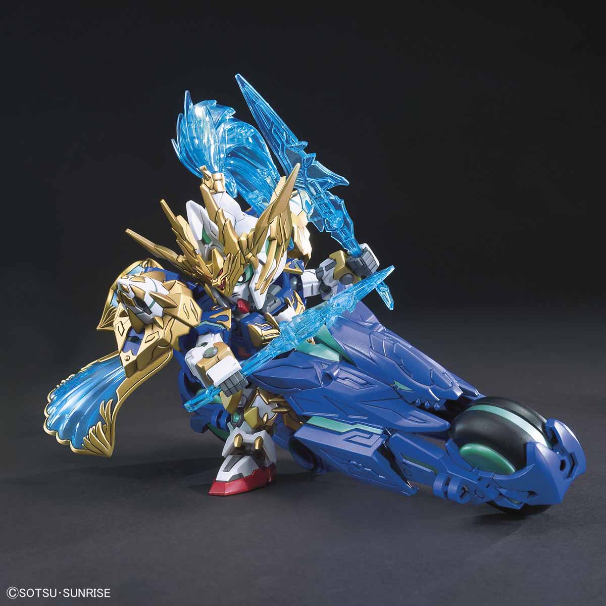 SD Sangoku Soketsuden Zhao Yun 00 Gundam and Blue Dragon Drive