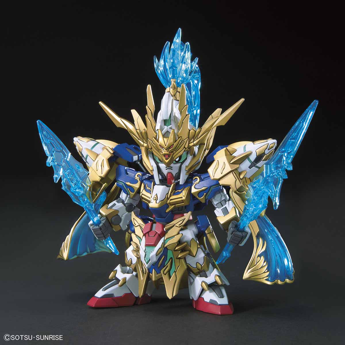 SD Sangoku Soketsuden Zhao Yun 00 Gundam and Blue Dragon Drive