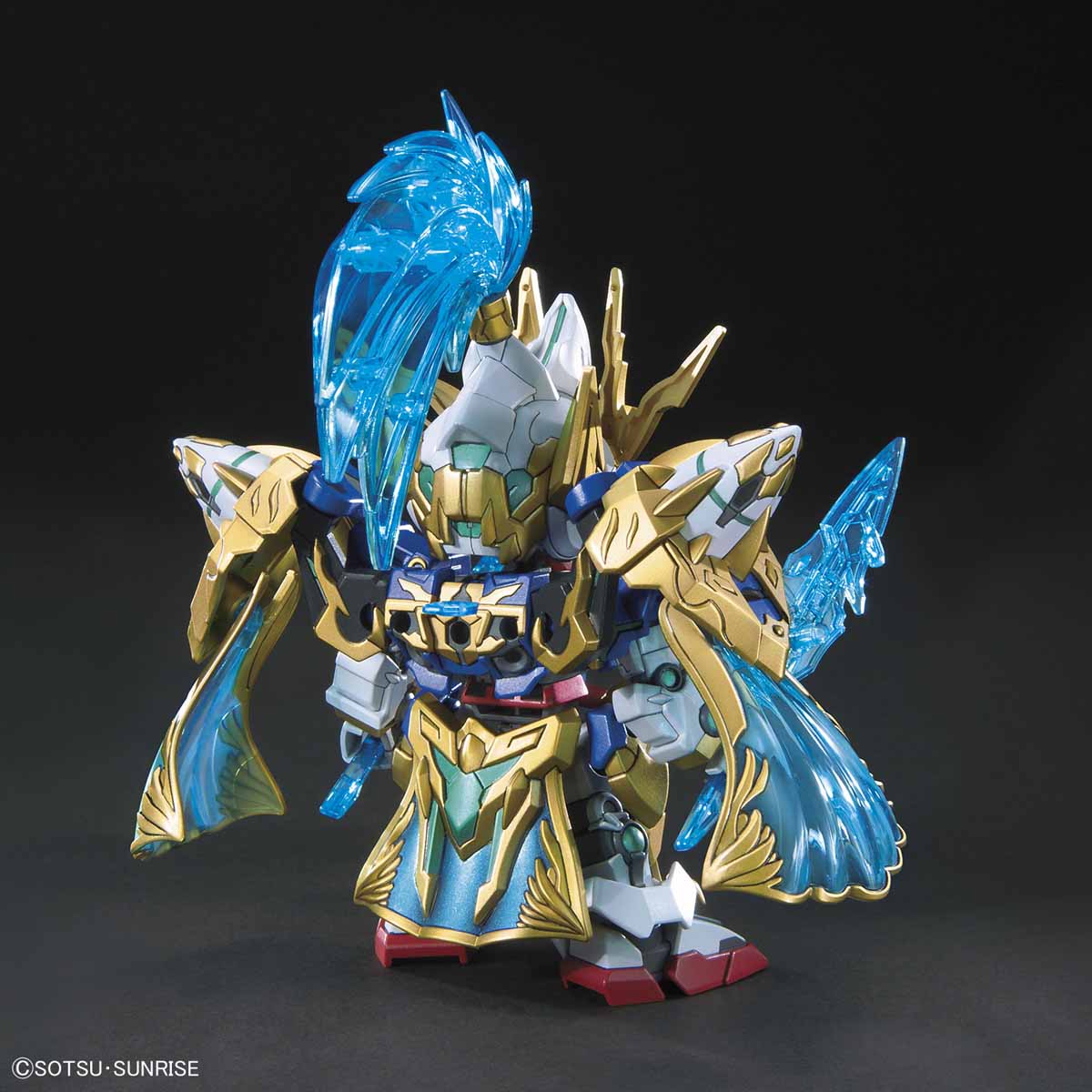 SD Sangoku Soketsuden Zhao Yun 00 Gundam and Blue Dragon Drive