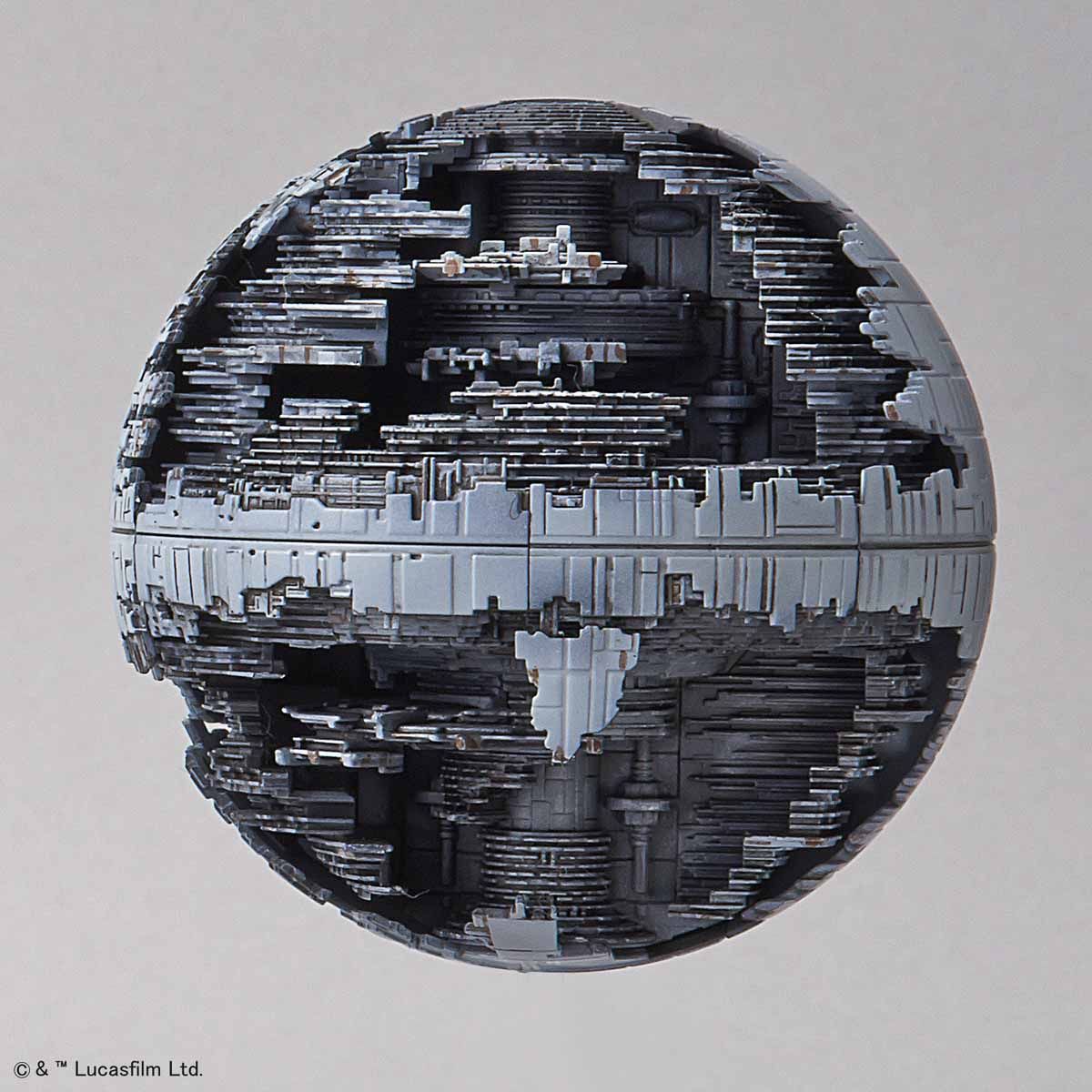 Bandai Star Wars model kit - 1/2700000 Death Star II & 1/14500 Star Destroyer