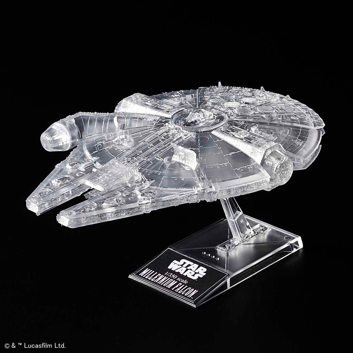 1/144 & 1/350 & 1/540 "Star Wars: The Last Jedi" Clear Vehicle Set