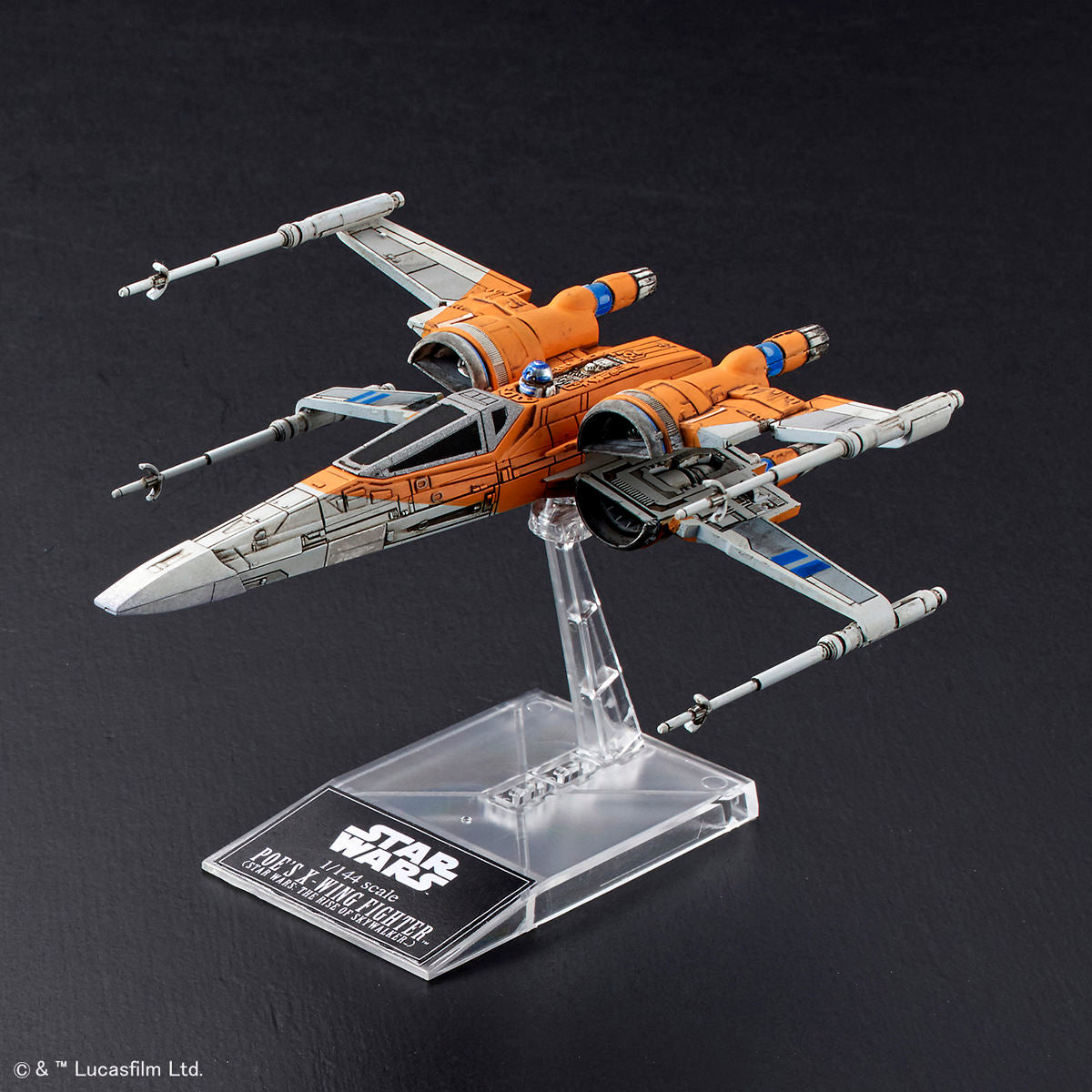 1/144 Poe's X-Wing Fighter & X-Wing Fighter (Star Wars:The Rise Of Skywalker)