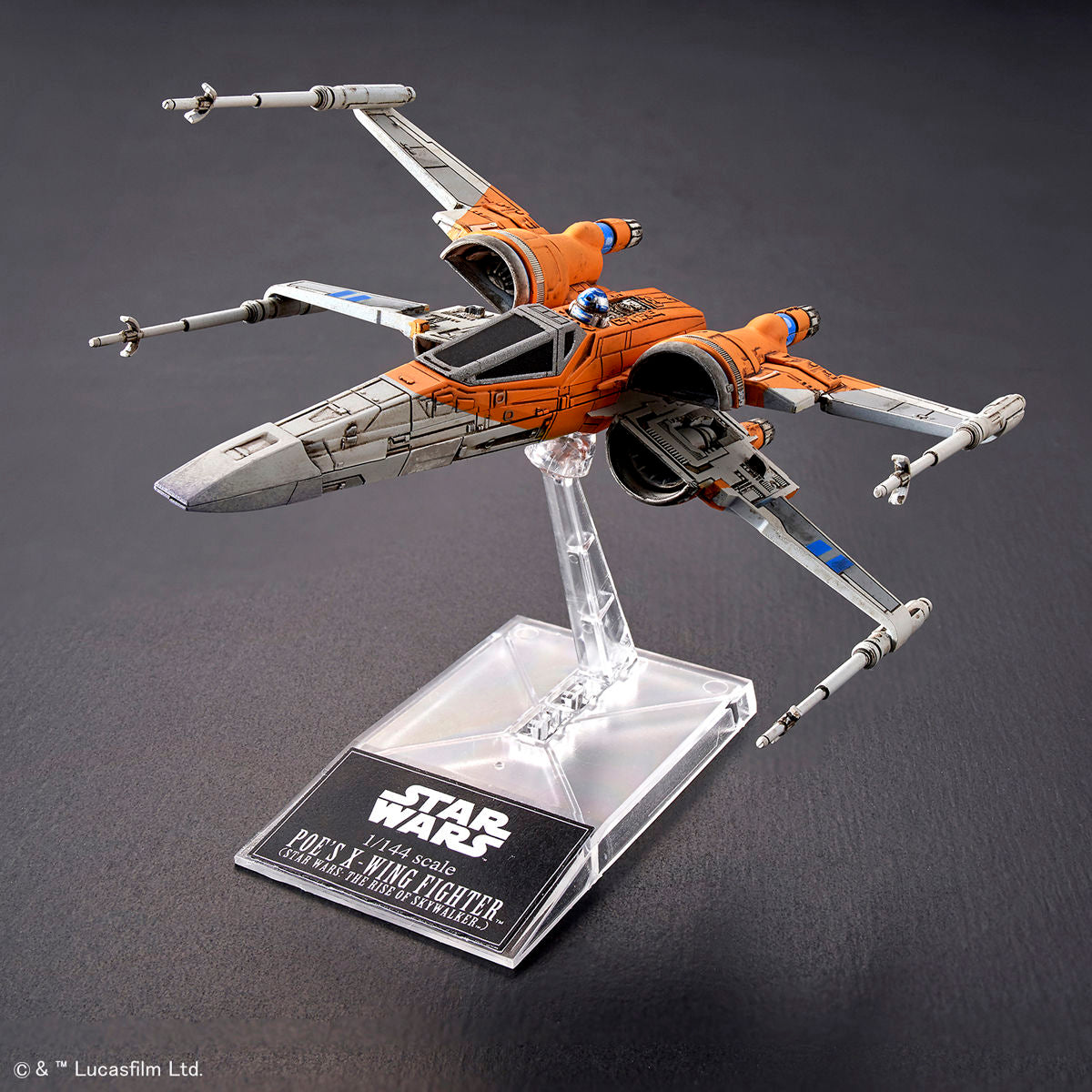 1/144 Poe's X-Wing Fighter & X-Wing Fighter (Star Wars:The Rise Of Skywalker)