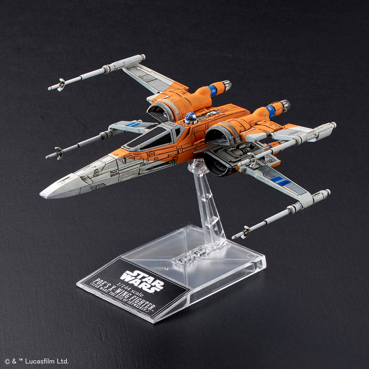 1/144 Poe's X-Wing Fighter & X-Wing Fighter (Star Wars:The Rise Of Skywalker)