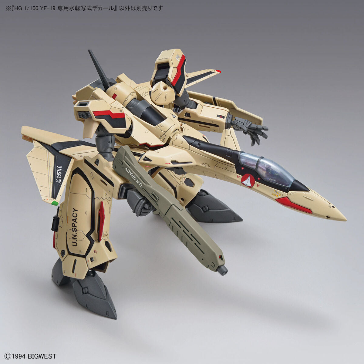 1/100 HG YF-19 Water-Slide Decals