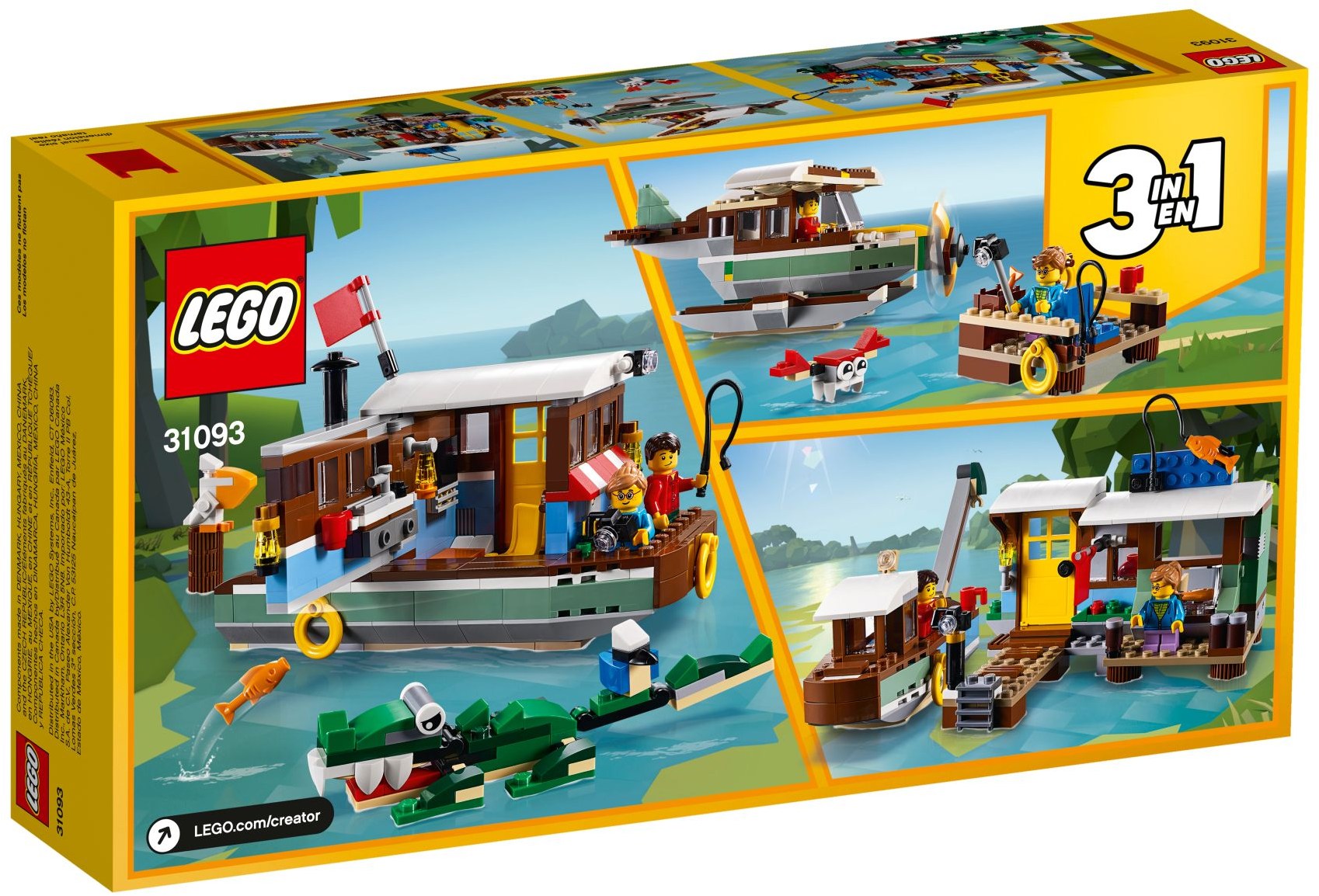 LEGO 31093 Riverside Houseboat