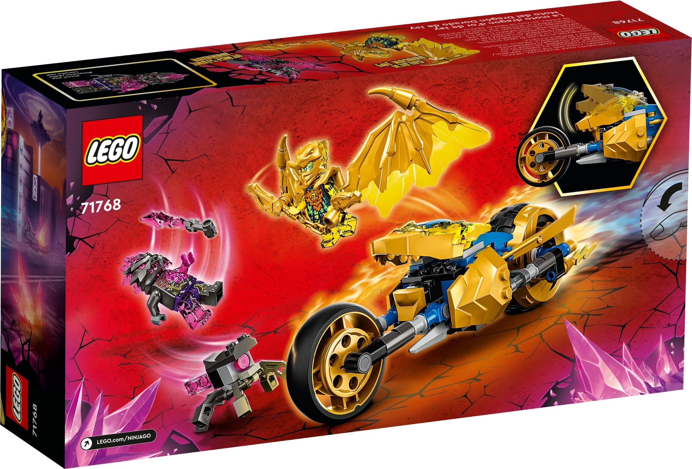 LEGO 71768 Jay's Golden Dragon Motorbike