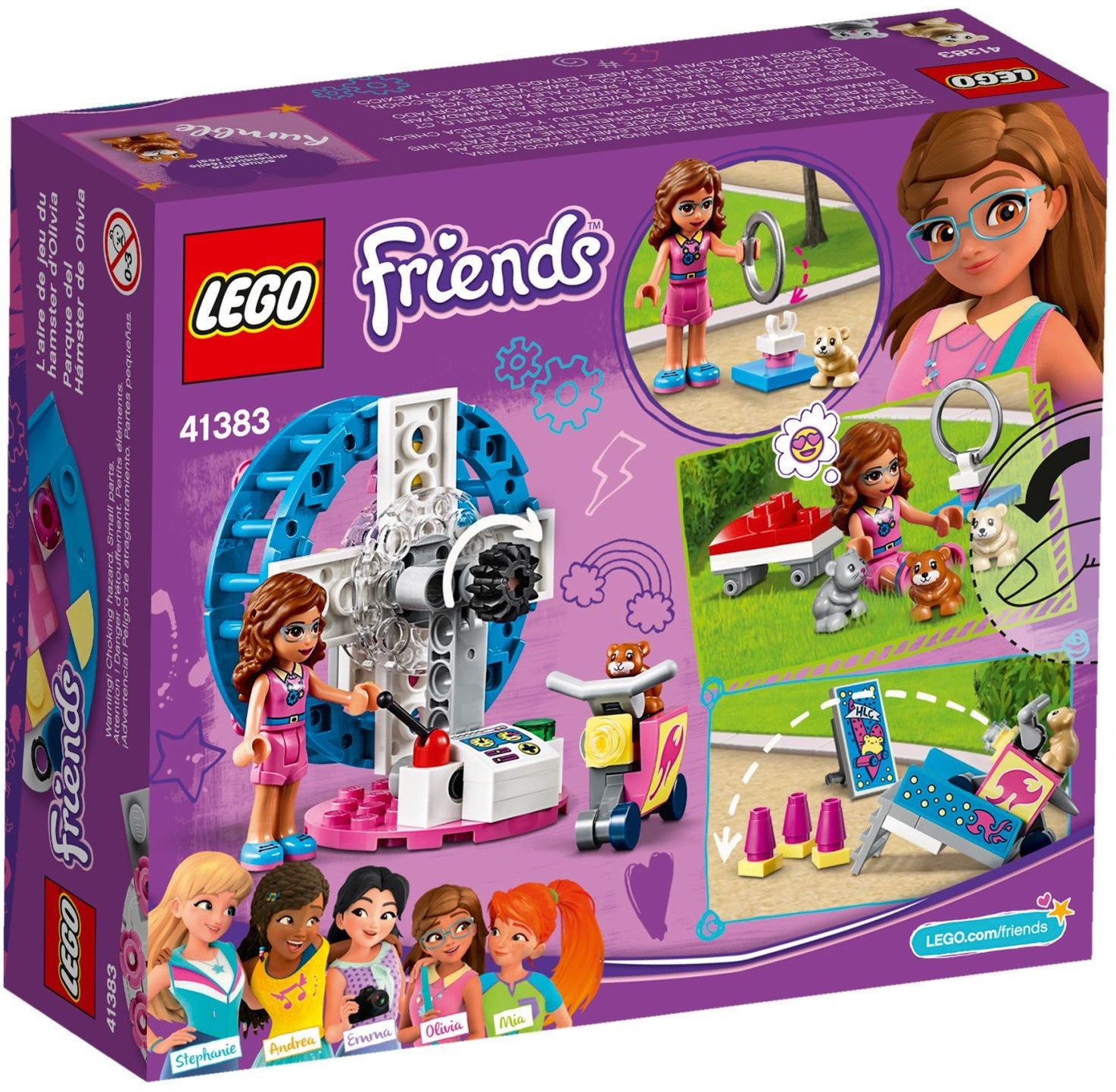 LEGO 41383 Olivia's Hamster Playground