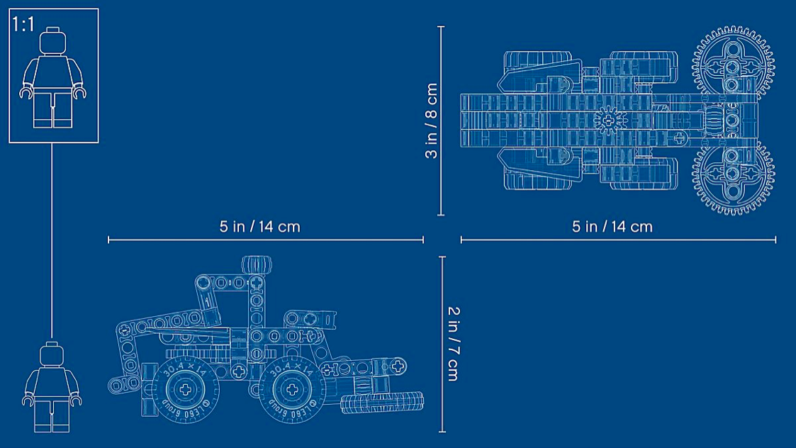 LEGO 42102 Mini CLAAS XERION