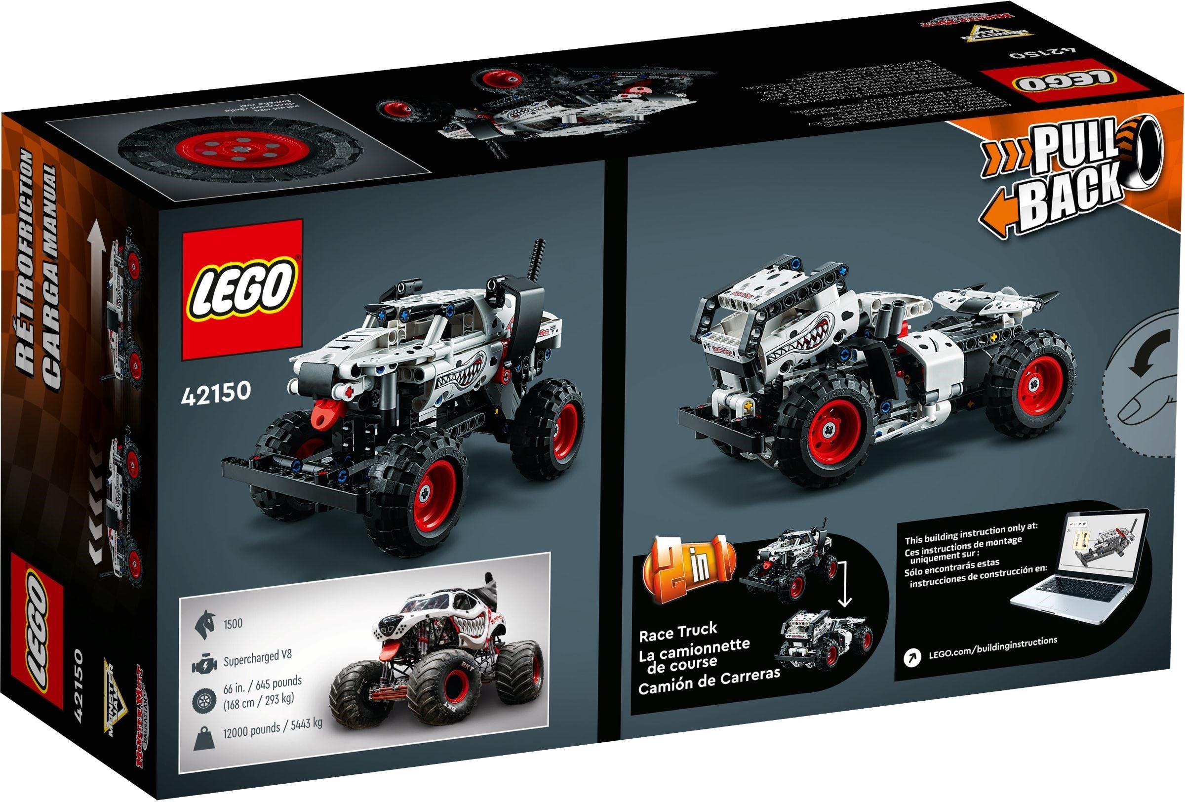 LEGO 42150 Monster Jam Monster Mutt Dalmatian