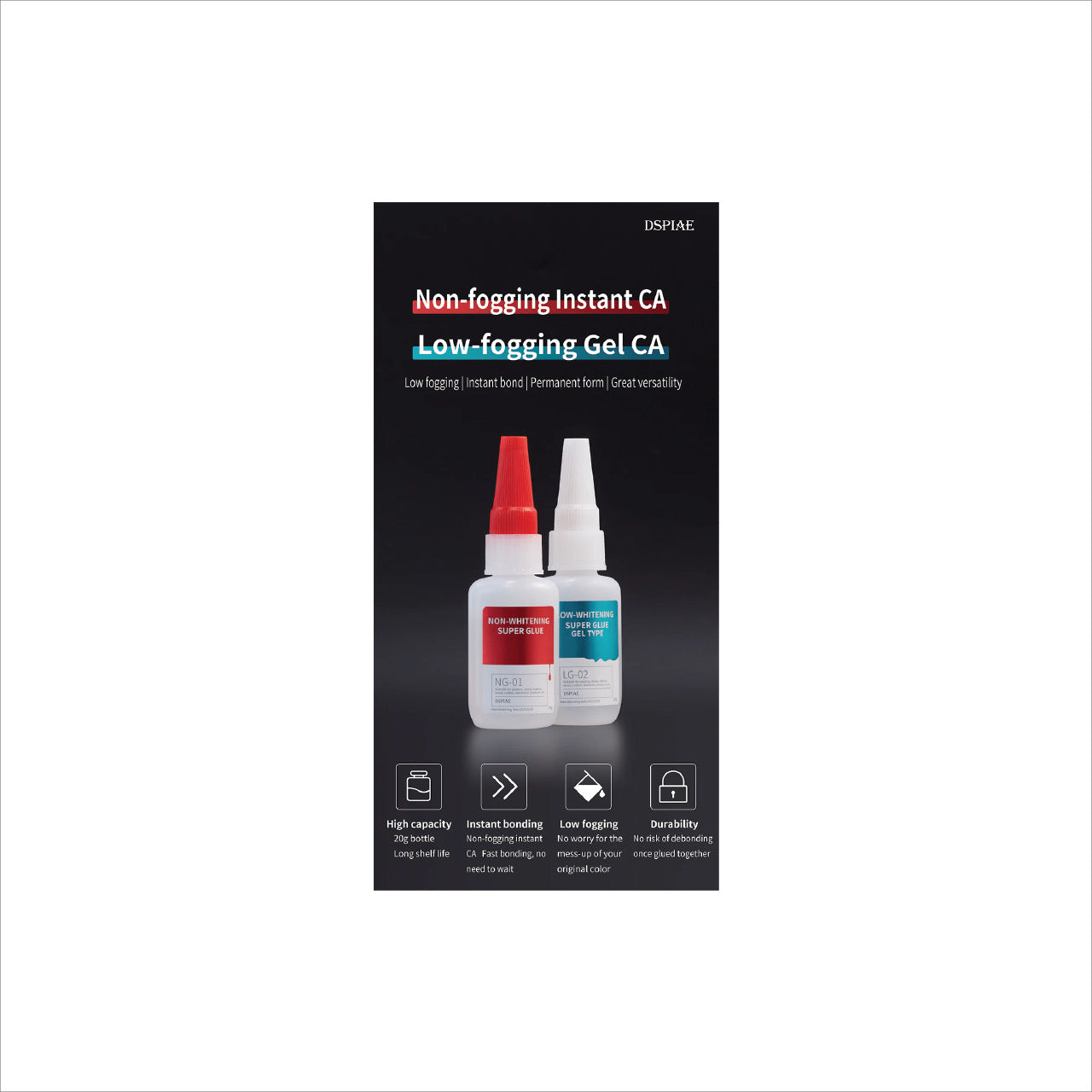 Dspiae Non/Low-Fogging CA Glue