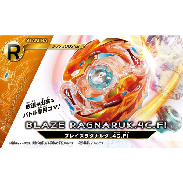 Beyblade Burst B-75 Booster Blaze Ragnaruk.4C.Fl
