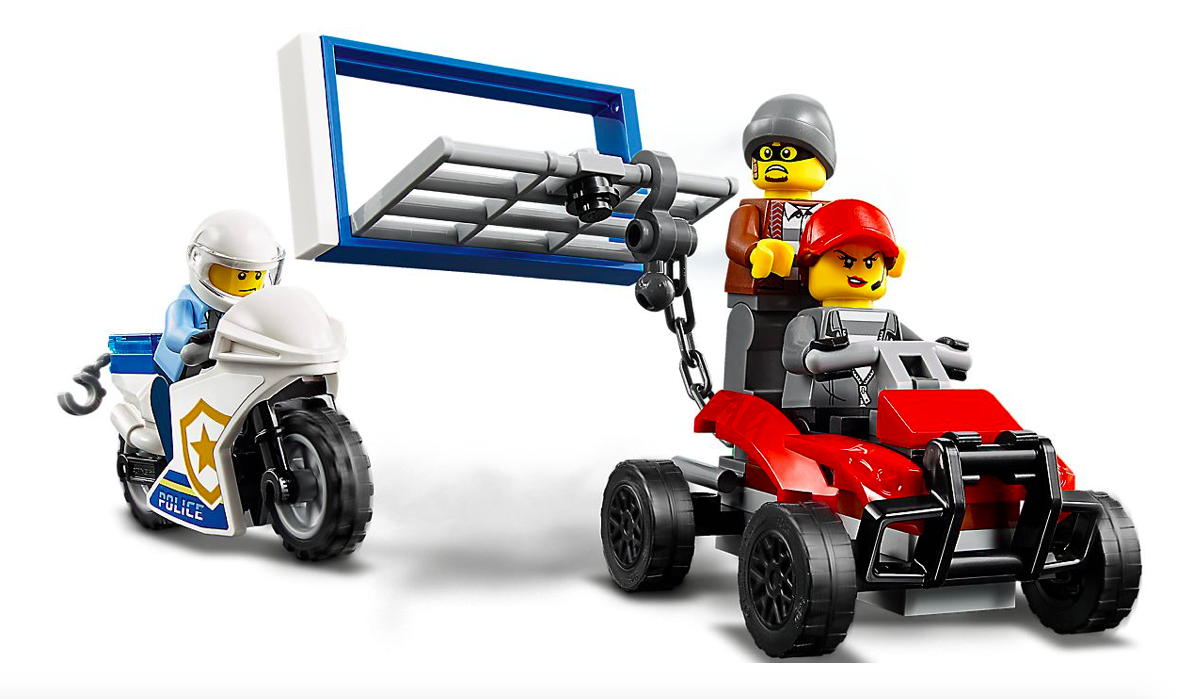 LEGO 60244 Police Helicopter Transport