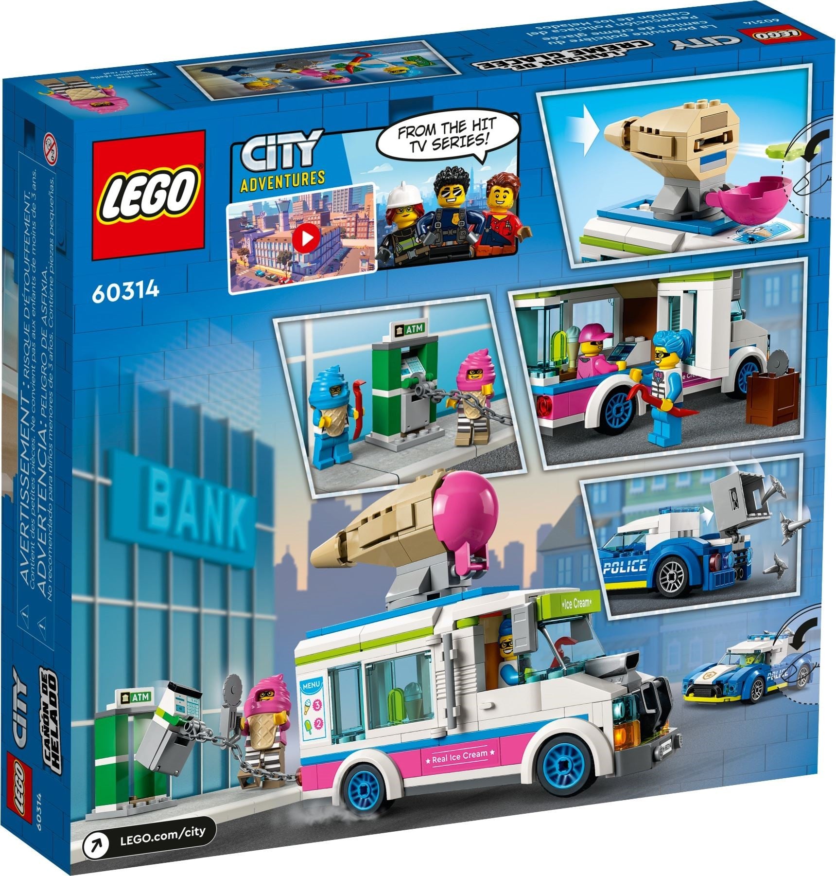 LEGO 60314 Ice Cream Truck Police Chase
