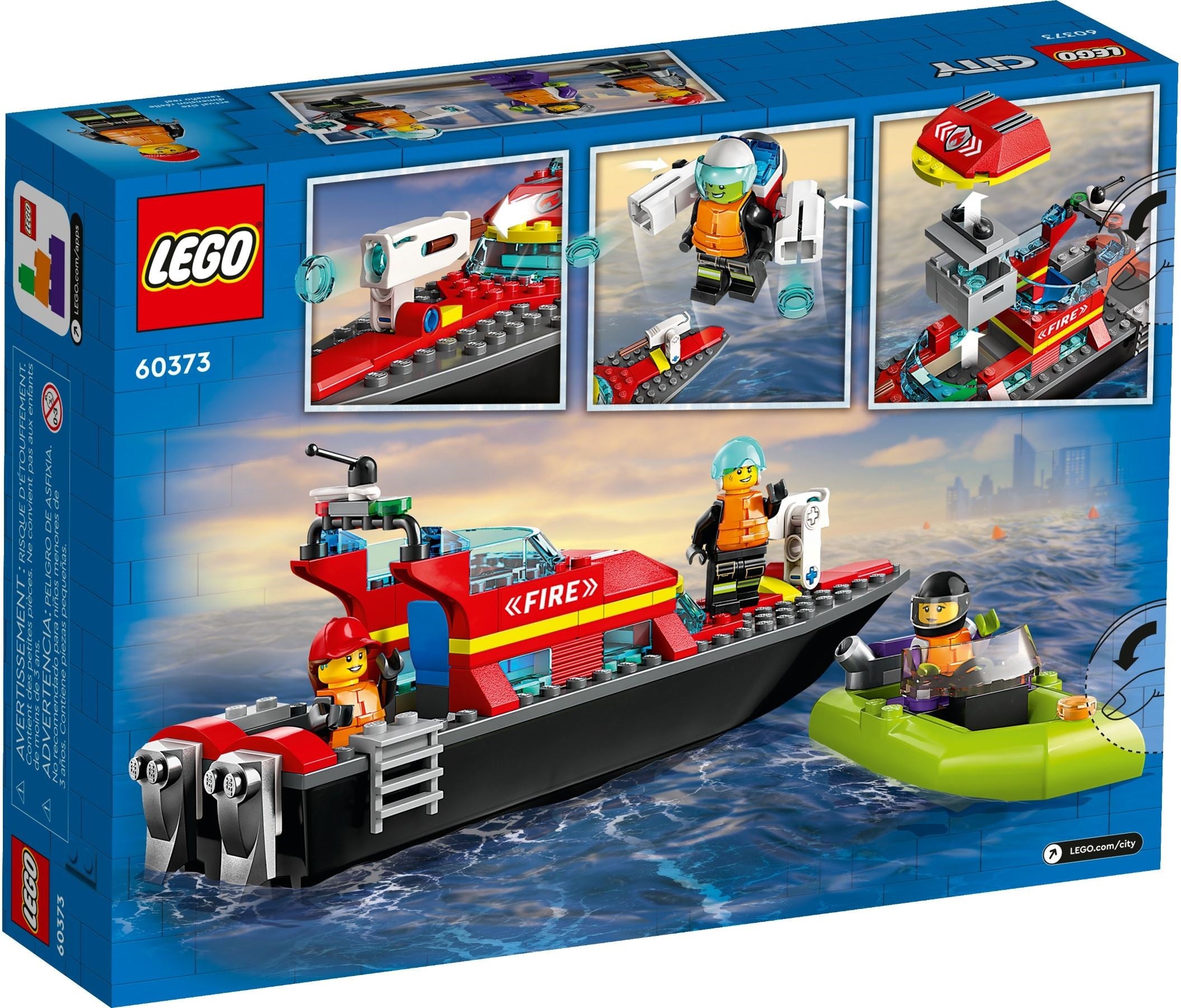 LEGO 60373 Fire Rescue Boat