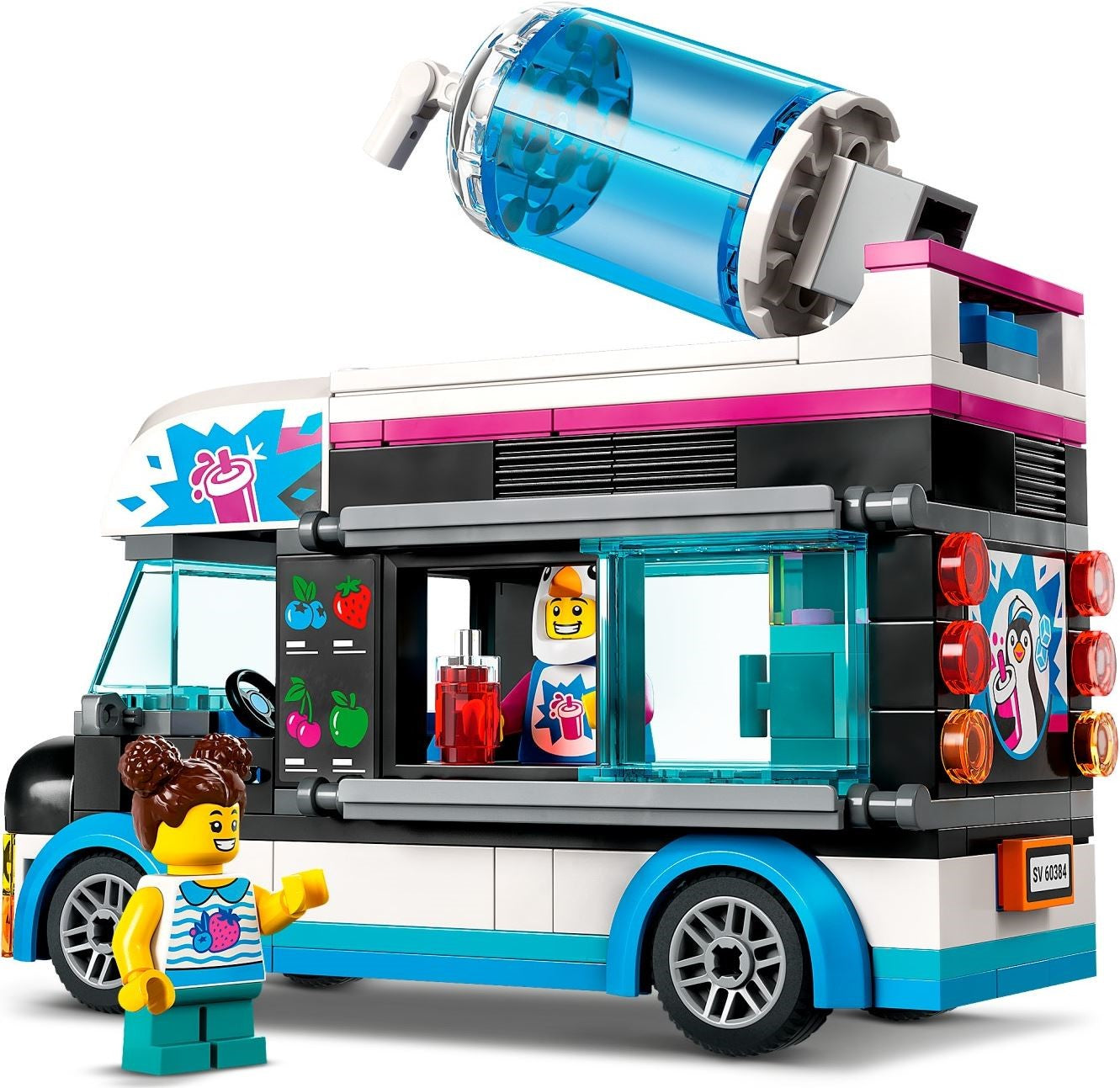 LEGO 60384 Penguin Slushy Van