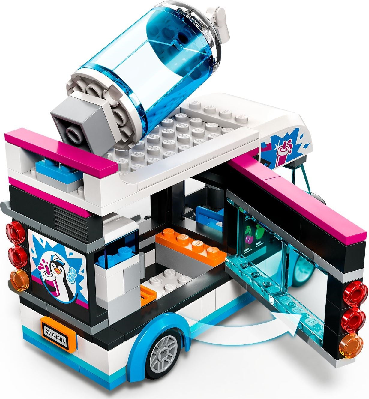 LEGO 60384 Penguin Slushy Van