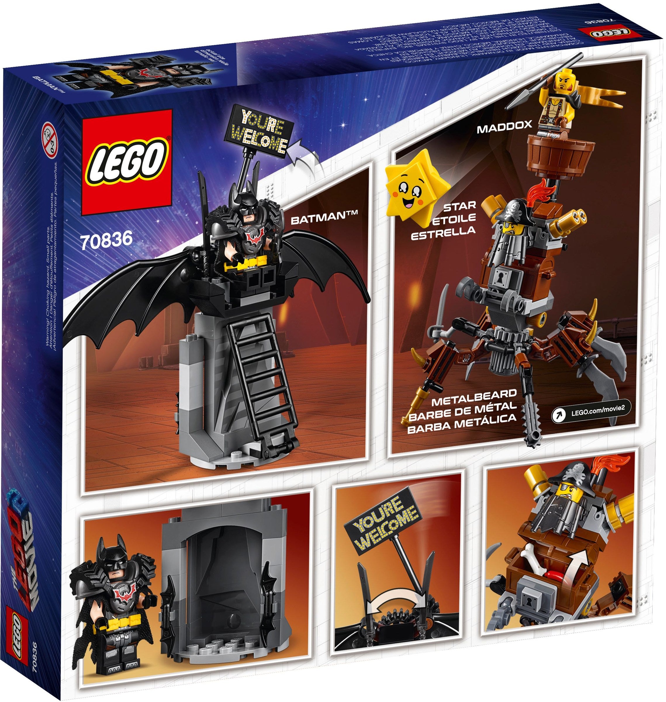 LEGO 70836 Battle-Ready Batman and MetalBeard