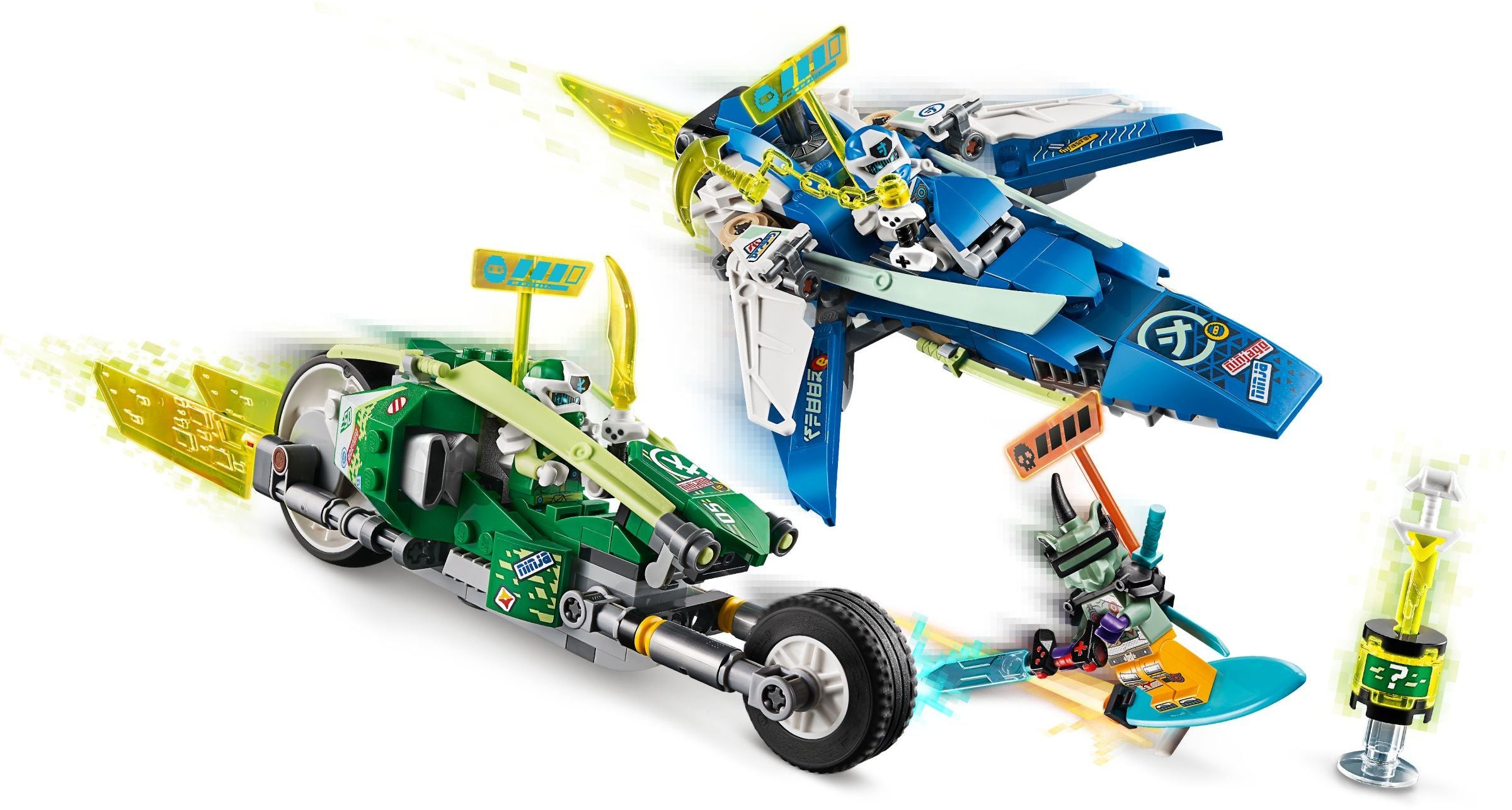 LEGO 71709 Jay and Lloyd's Velocity Racers