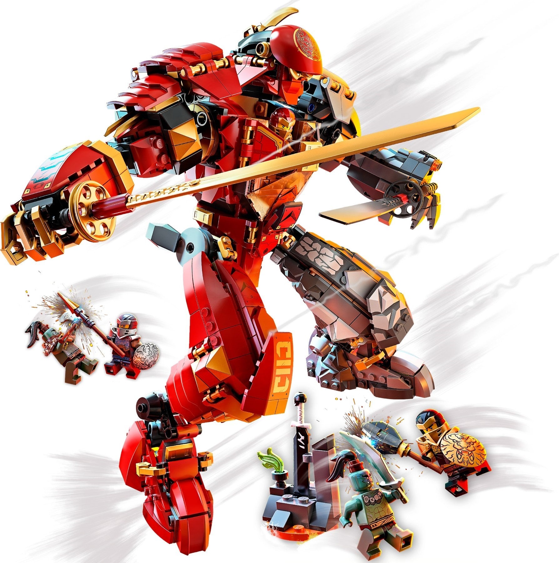 LEGO 71720 Fire Stone Mech
