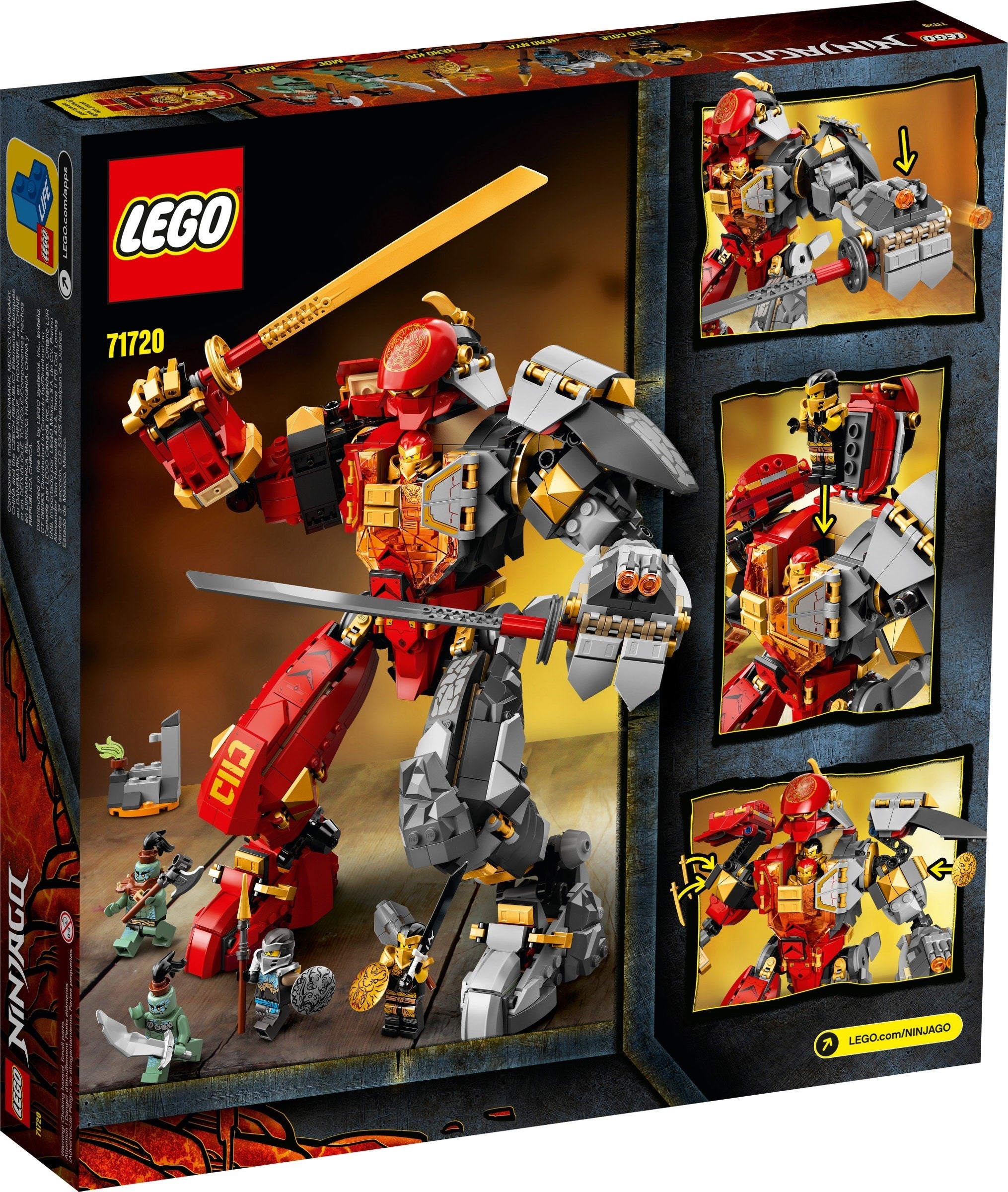 LEGO 71720 Fire Stone Mech