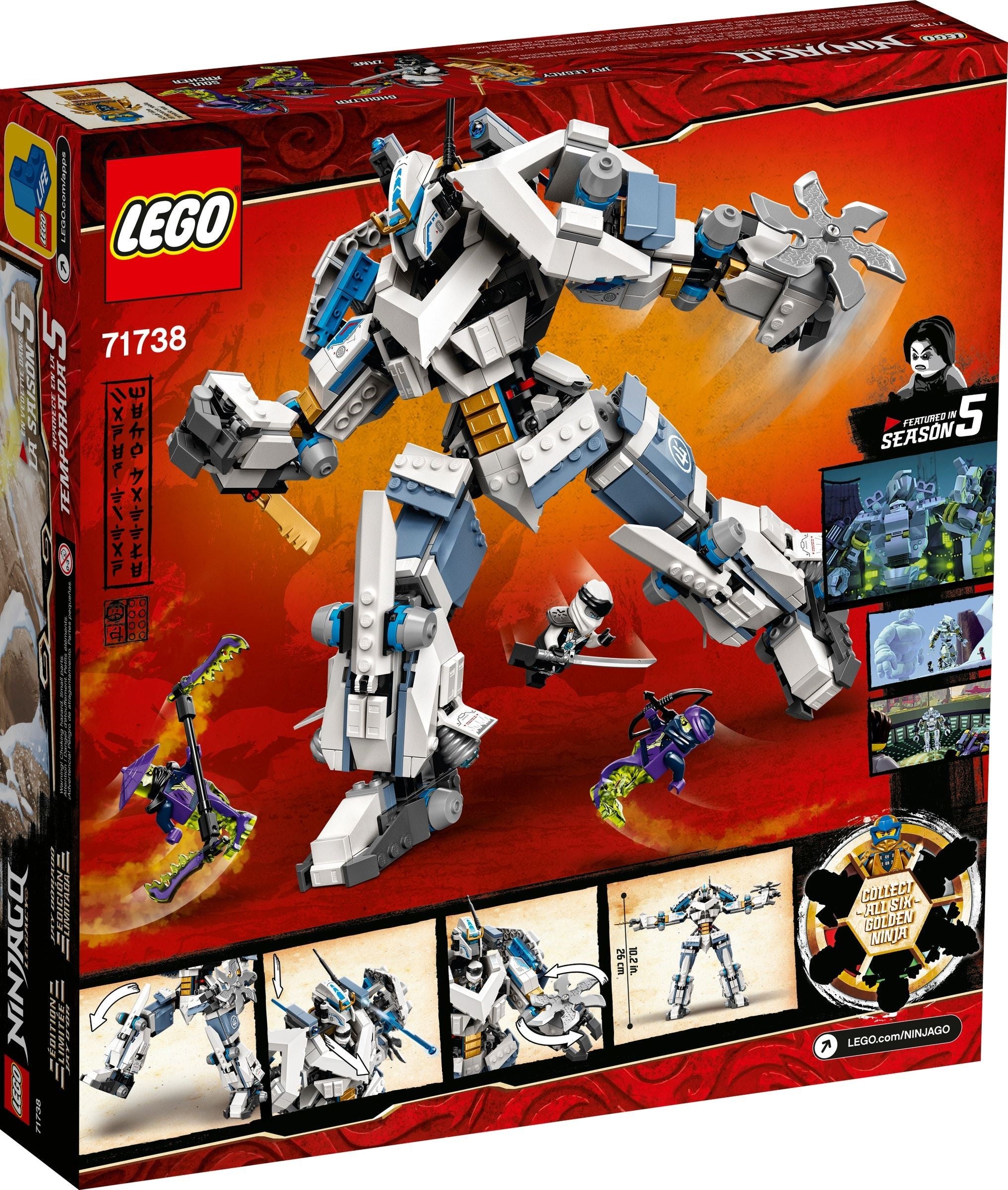 LEGO 71738 Zane's Titan Mech Battle