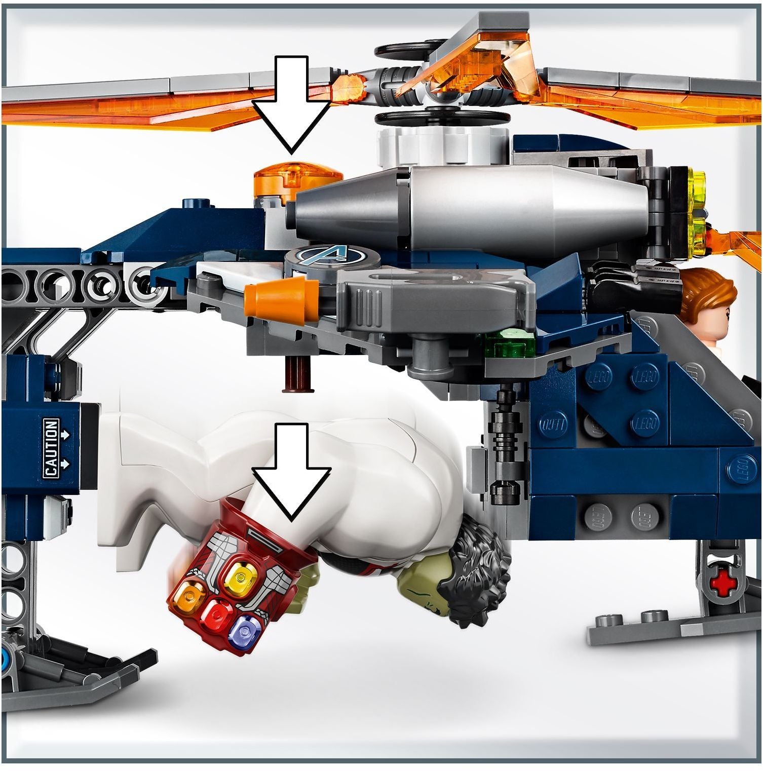 LEGO 76144 Avengers Hulk Helicopter Rescue