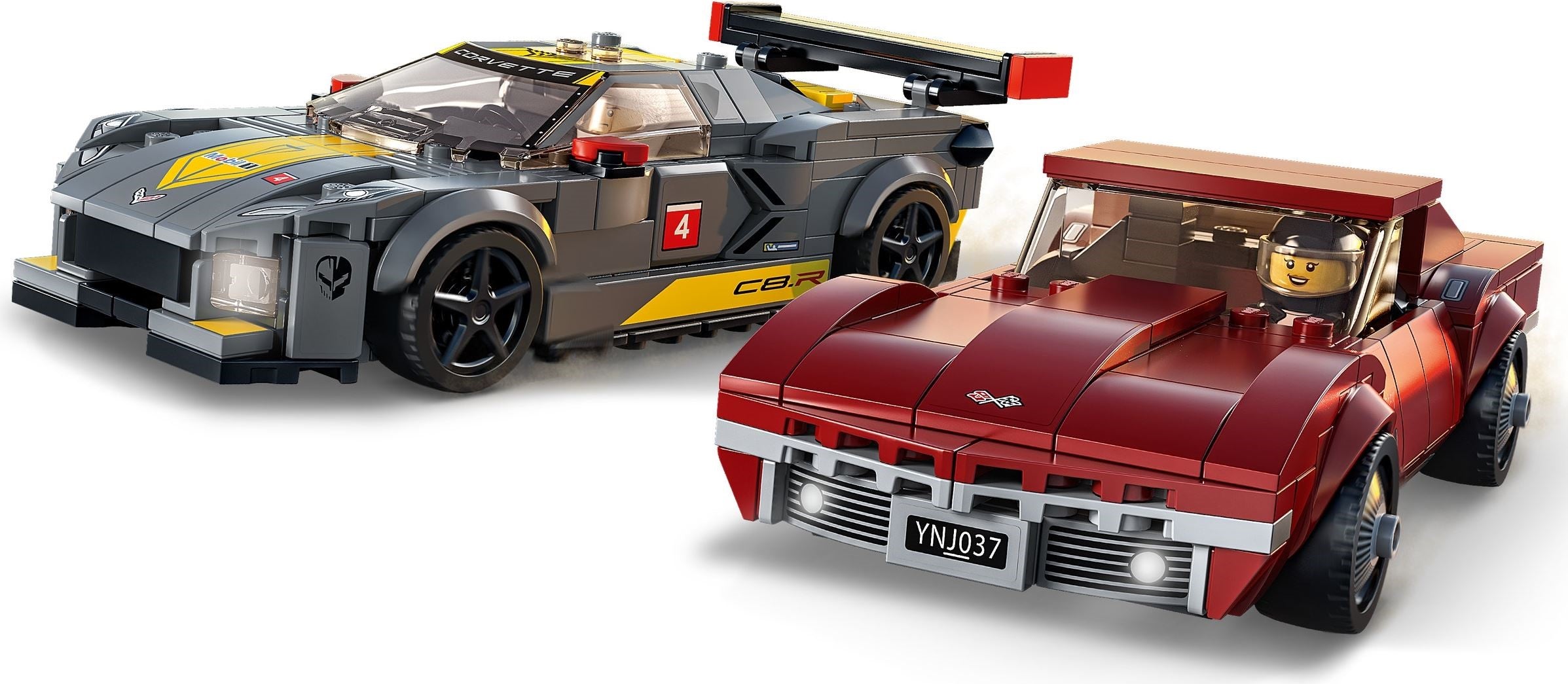LEGO 76903 Chevrolet Corvette C8.R Race Car and 1968 Chevrolet Corvette