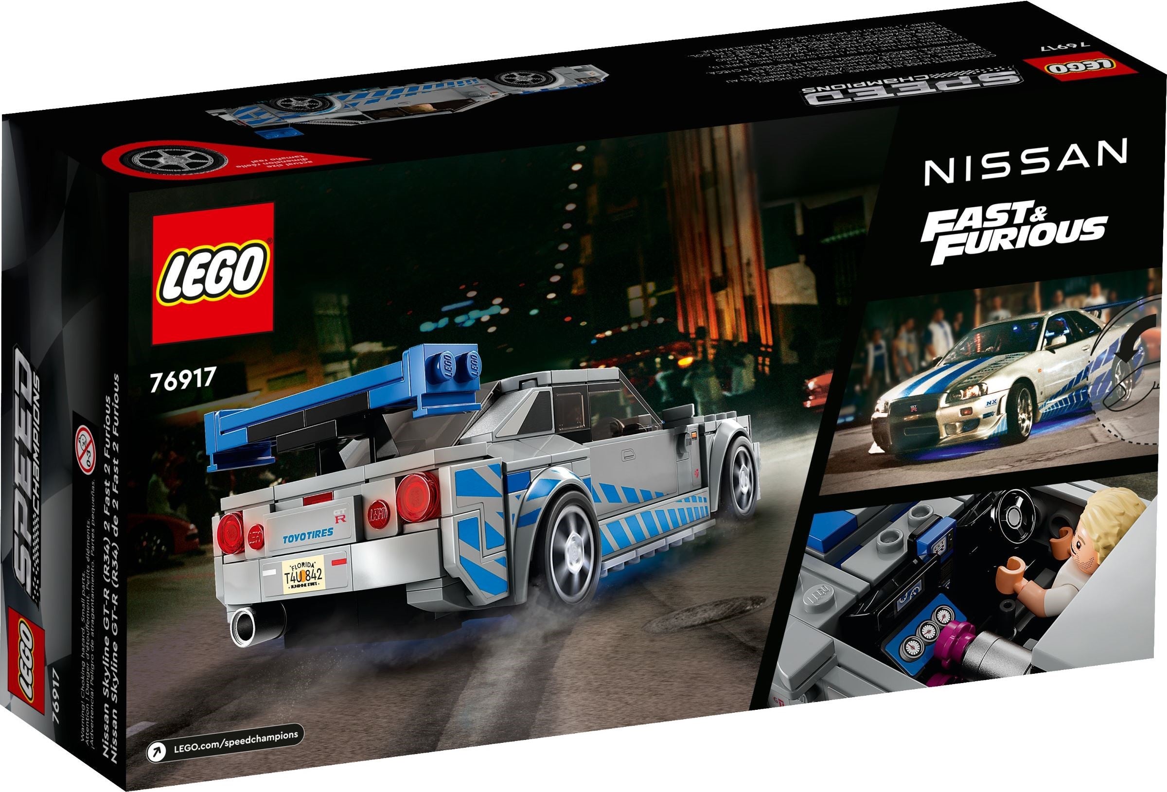 LEGO 76917 2 Fast 2 Furious Nissan Skyline GT-R (R34)