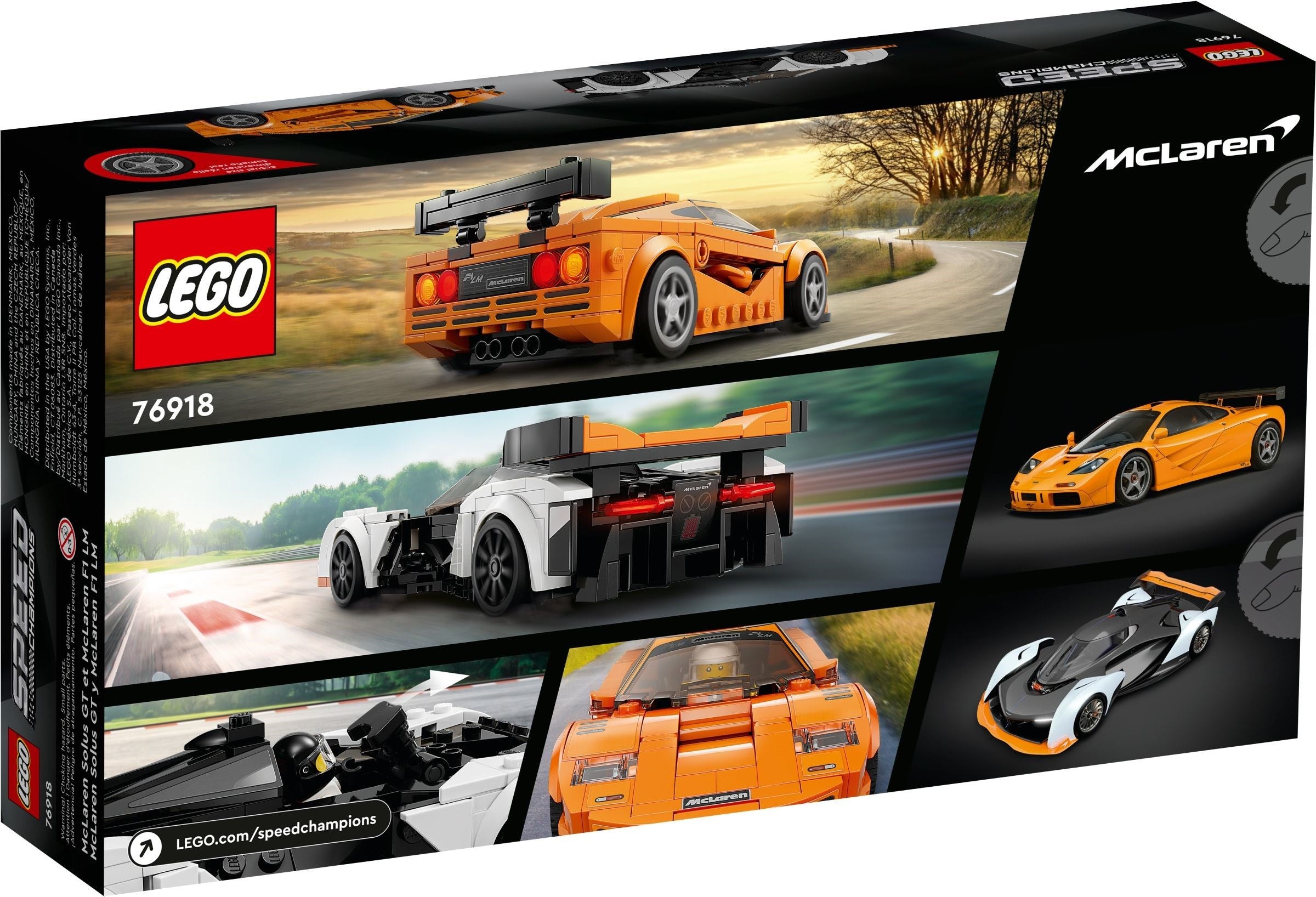 LEGO 76918 McLaren Solus GT & McLaren F1 LM