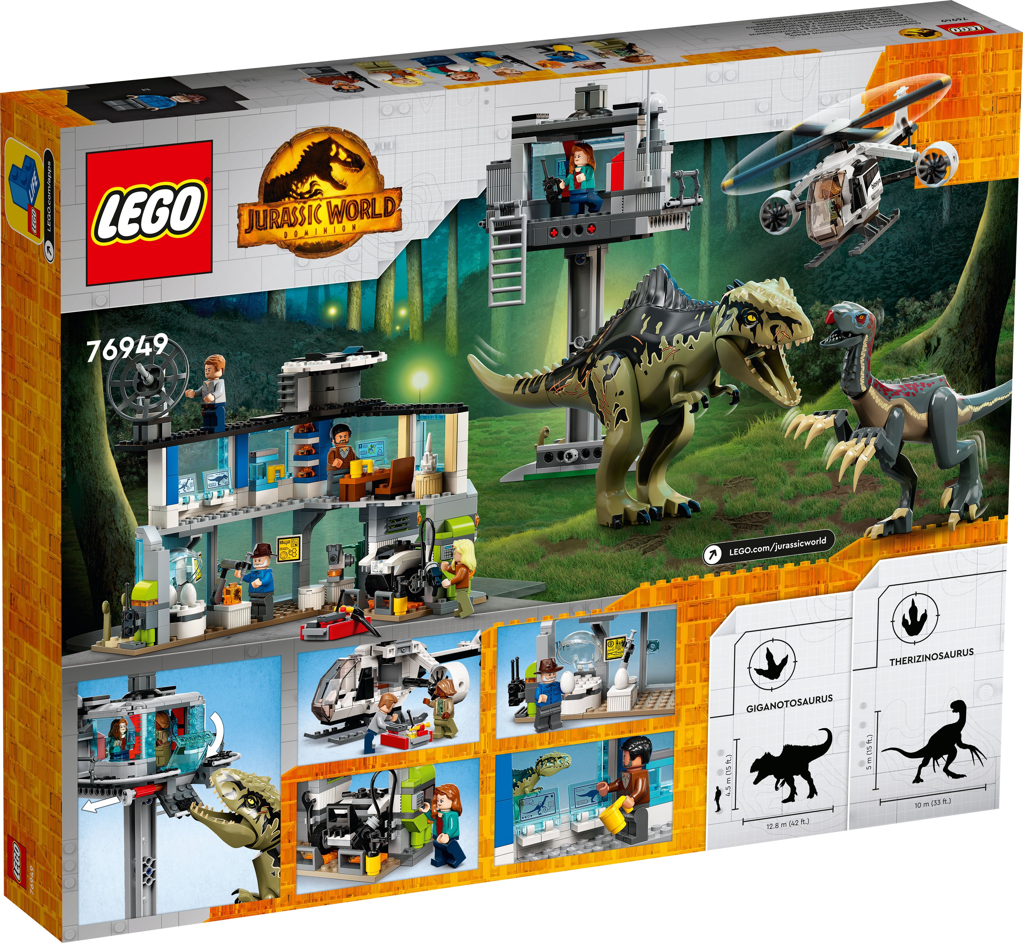 LEGO 76949 Giganotosaurus & Therizinosaurus Attack