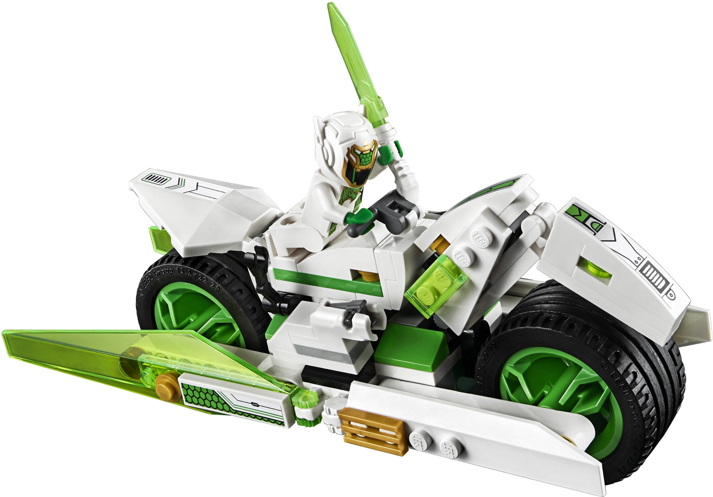 LEGO 80006 White Dragon Horse Bike