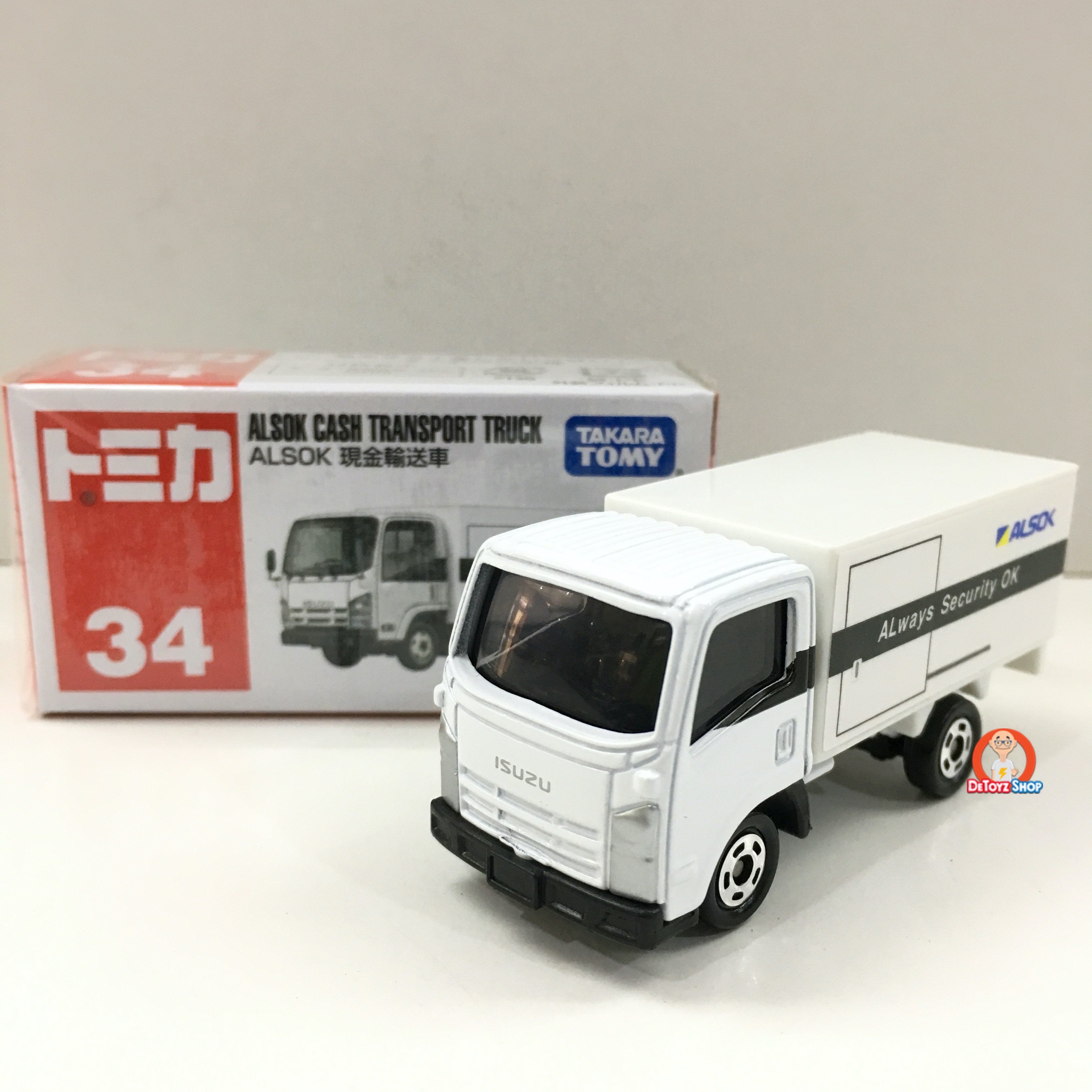 Tomica #34 Alsok Cash Transport Truck