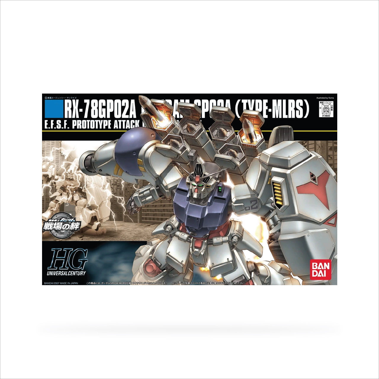 HGUC RX-78 GP02A Gundam GP02A MLRS Specification