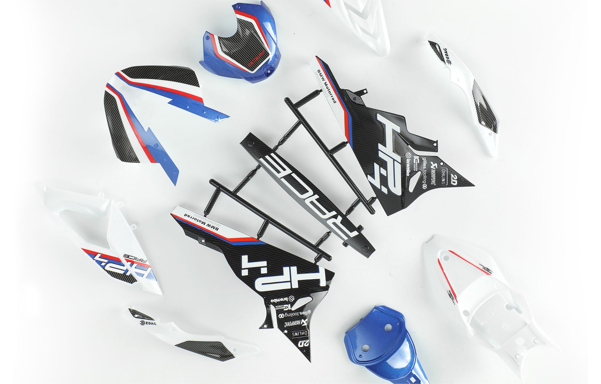 MENG 1/9 BMW HP4 Race (Pre-Colored Edition) MT-004s