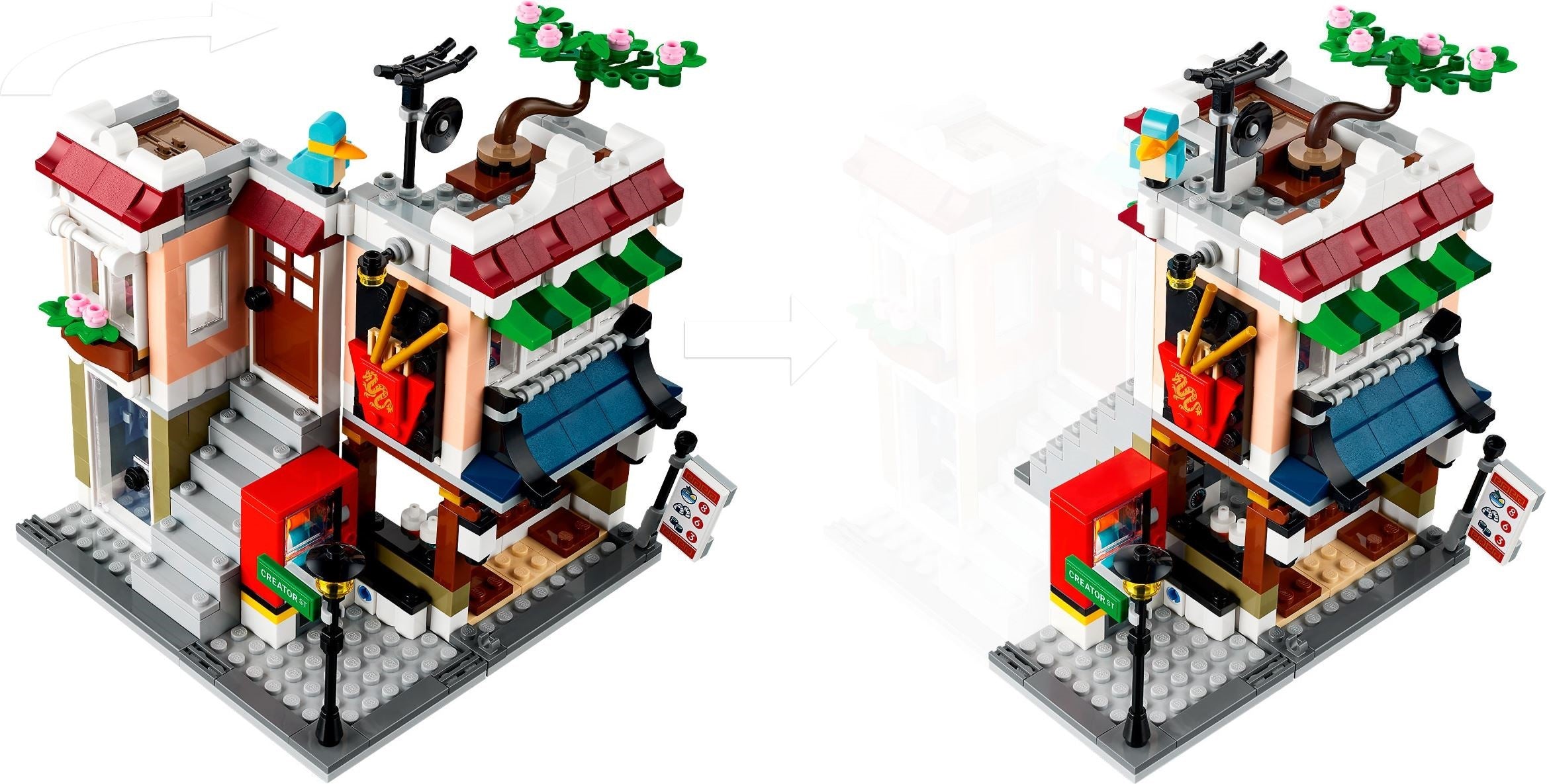 LEGO 31131 Downtown Noodle Shop