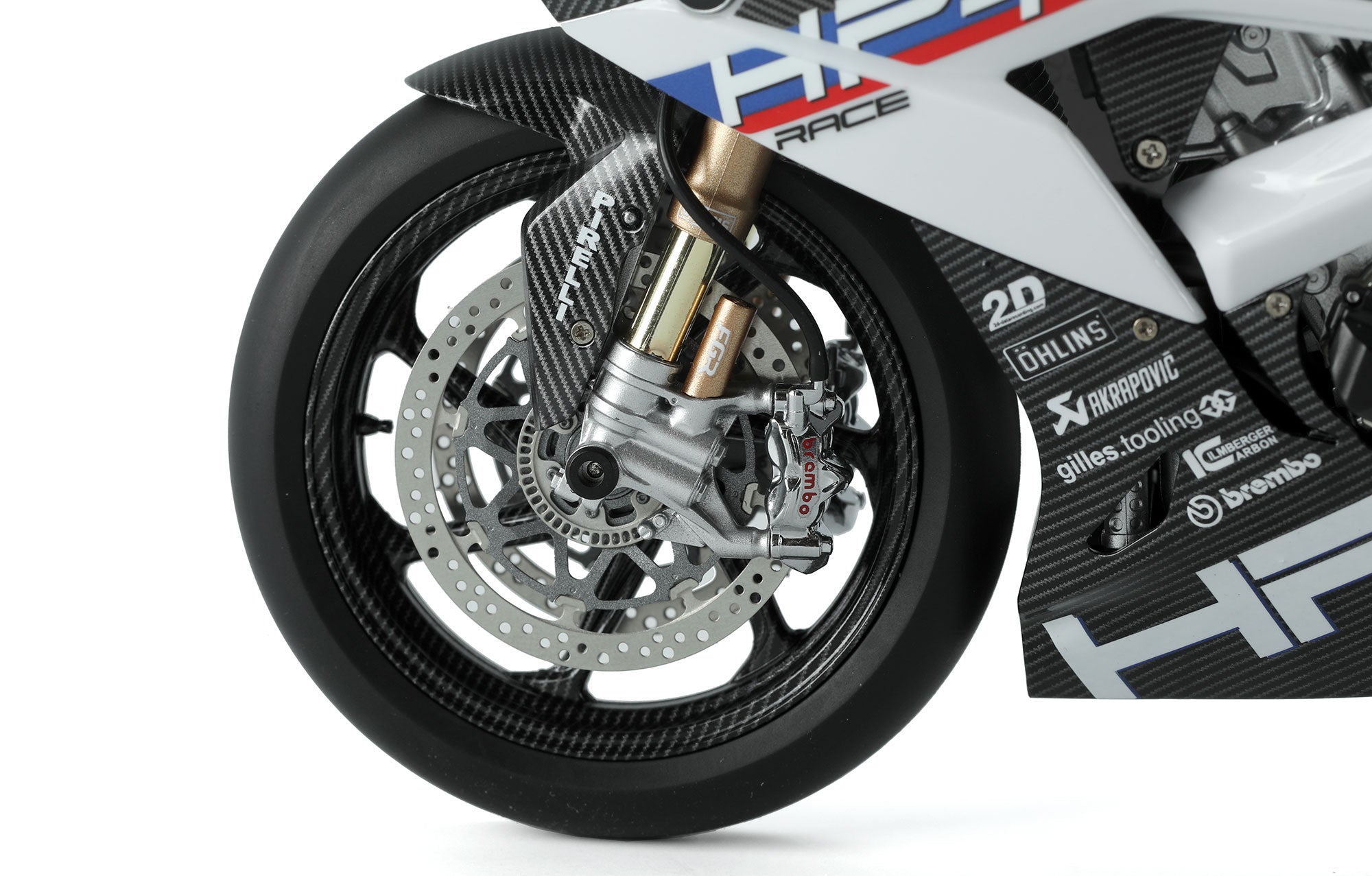 MENG 1/9 BMW HP4 Race (Pre-Colored Edition) MT-004s