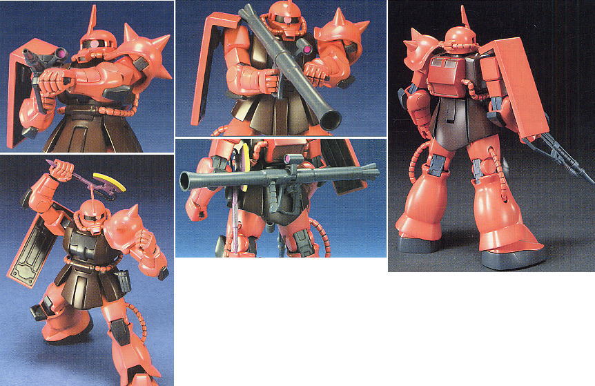 HGUC MS-06S Char's Zaku II Custom