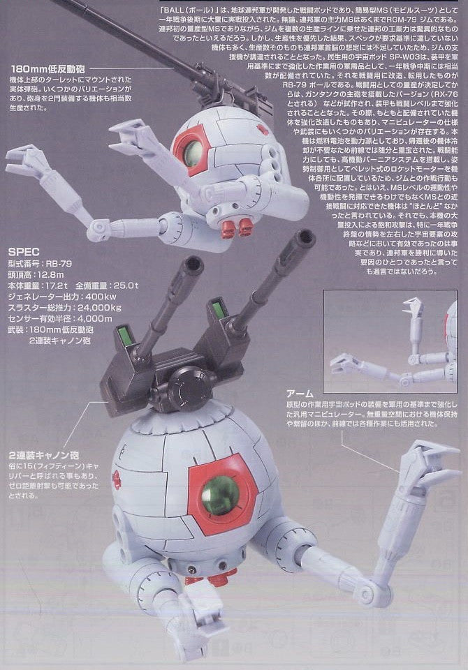 HGUC RB-79 Ball Twin Set