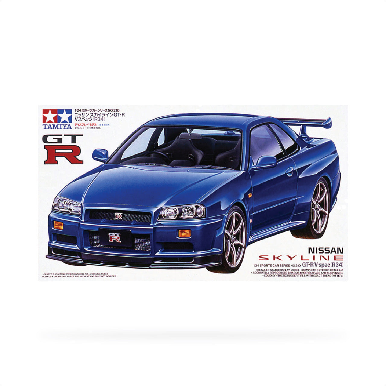 Tamiya 1/24 Nissan Skyline GT-R V Spec (R34) (24210)
