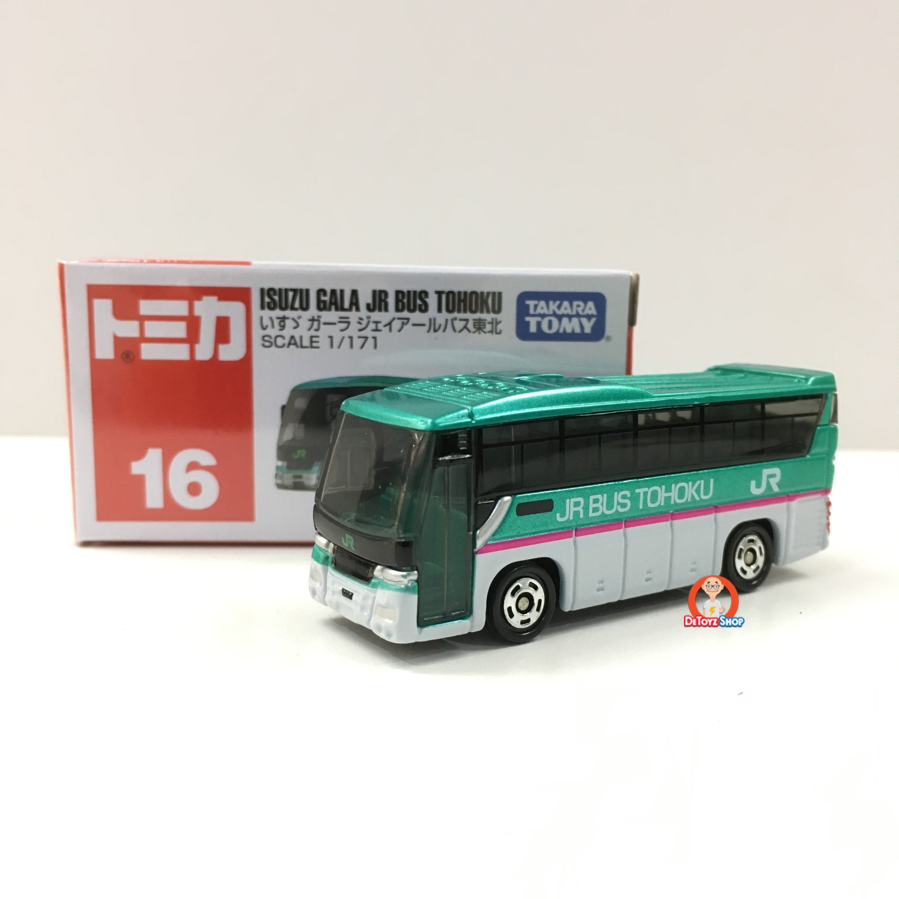 Tomica #16 Isuzu Gala JR Bus Tohoku