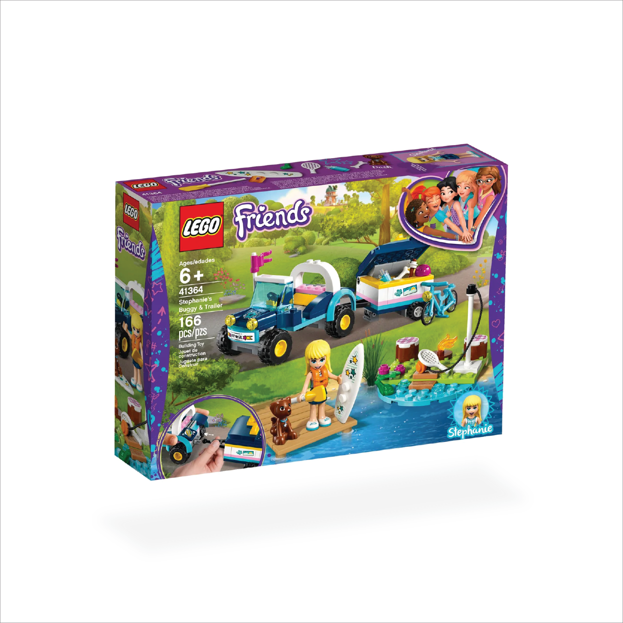 LEGO 41364 Stephanie's Buggy & Trailer