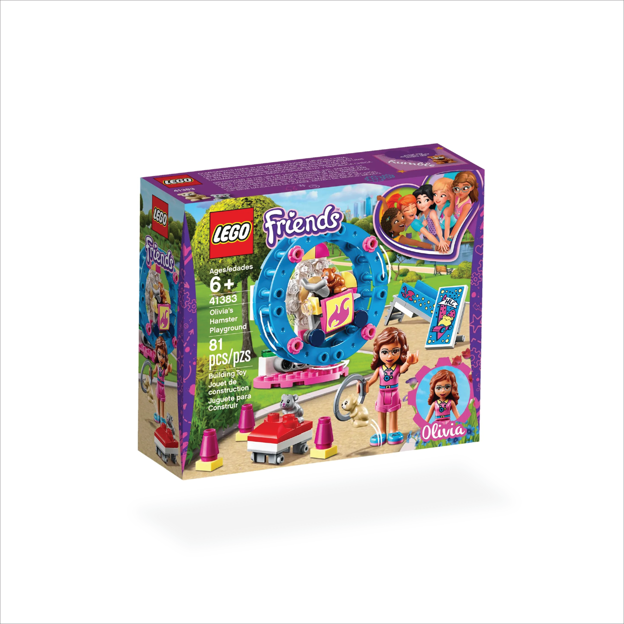 LEGO 41383 Olivia's Hamster Playground