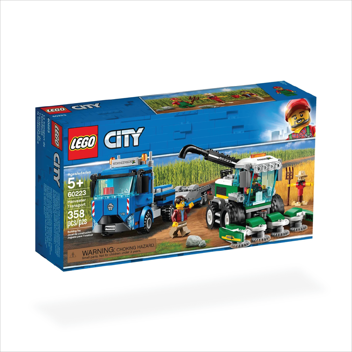 Lego city great 2025 vehicles harvester transport 60223