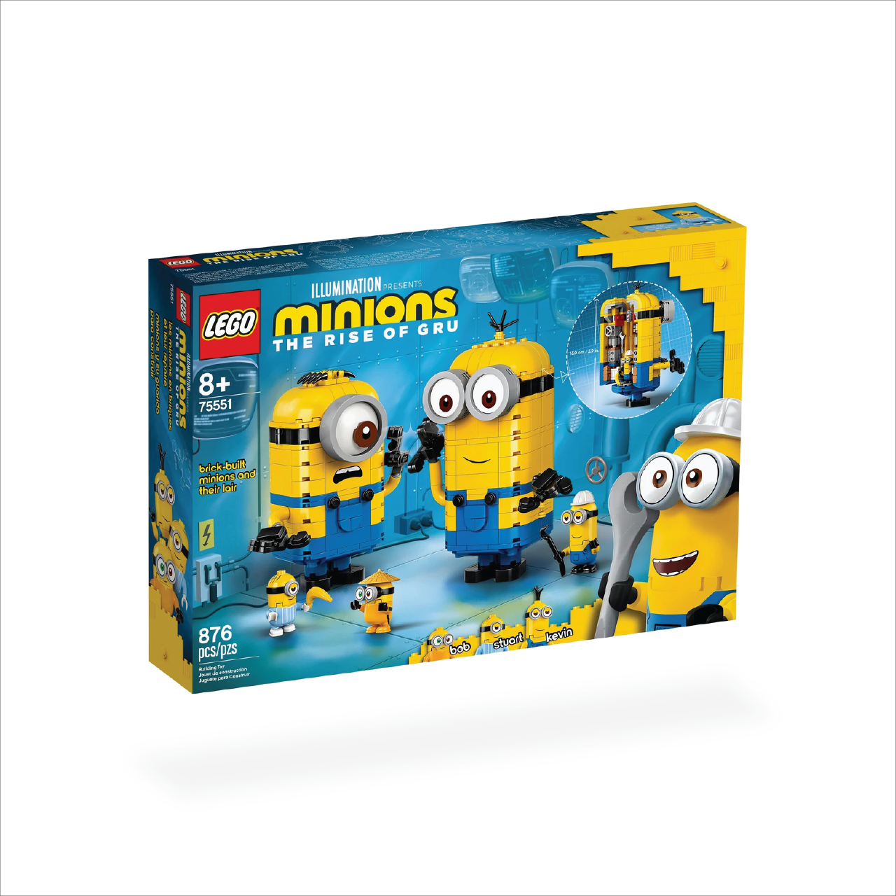 LEGO 75551 Brick-built Minions and their Lair
