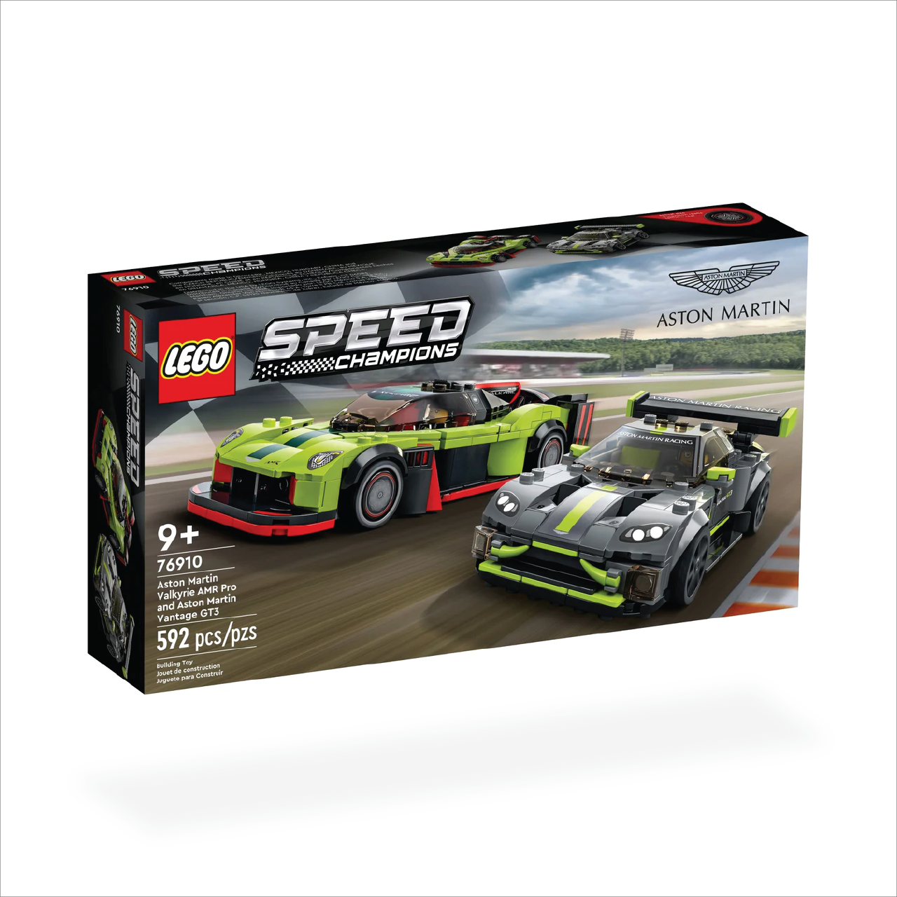 LEGO 76910 Aston Martin Valkyrie AMR Pro and Aston Martin Vantage GT3